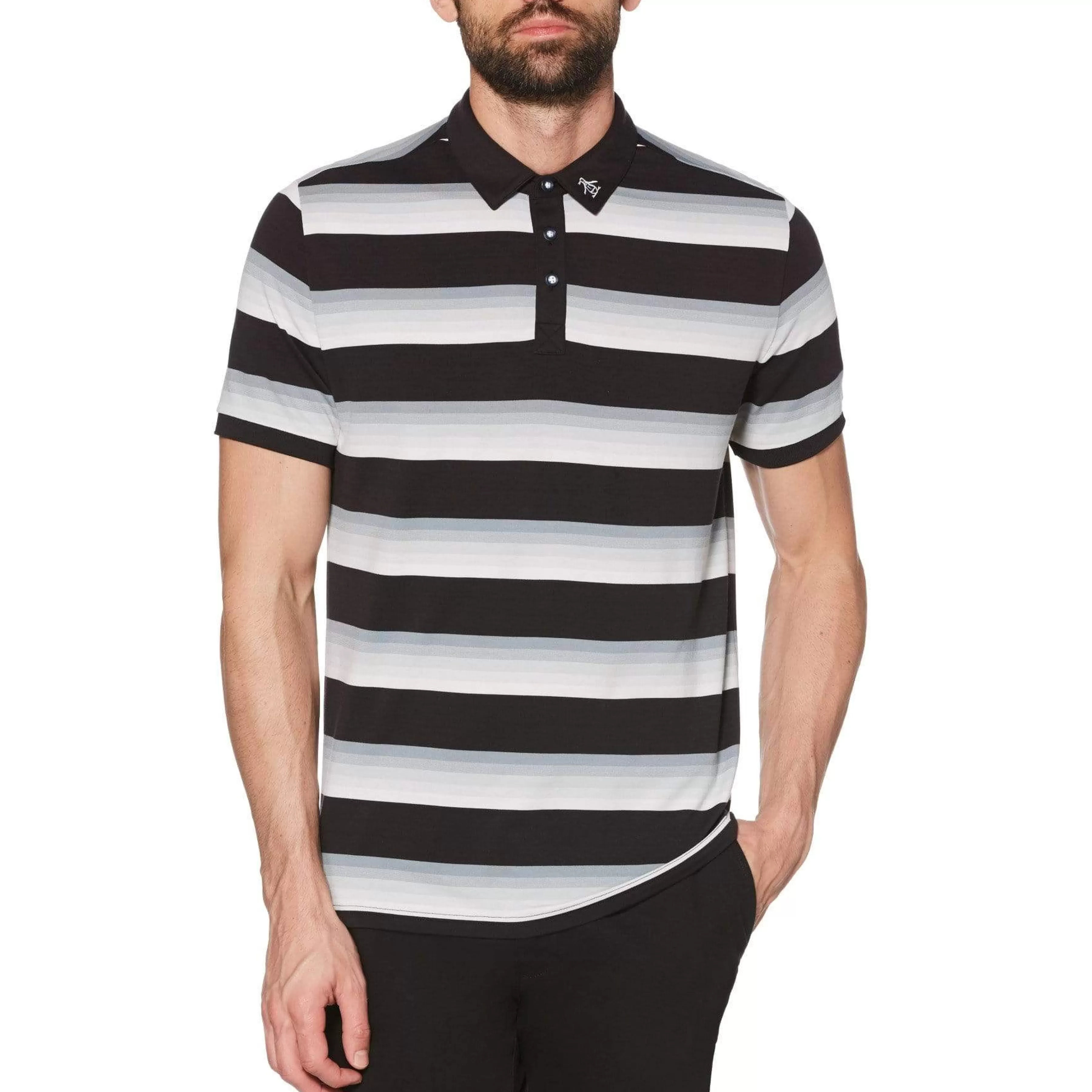 Discount 1955 Clubhouse Stripe Golf Polo Men Polos