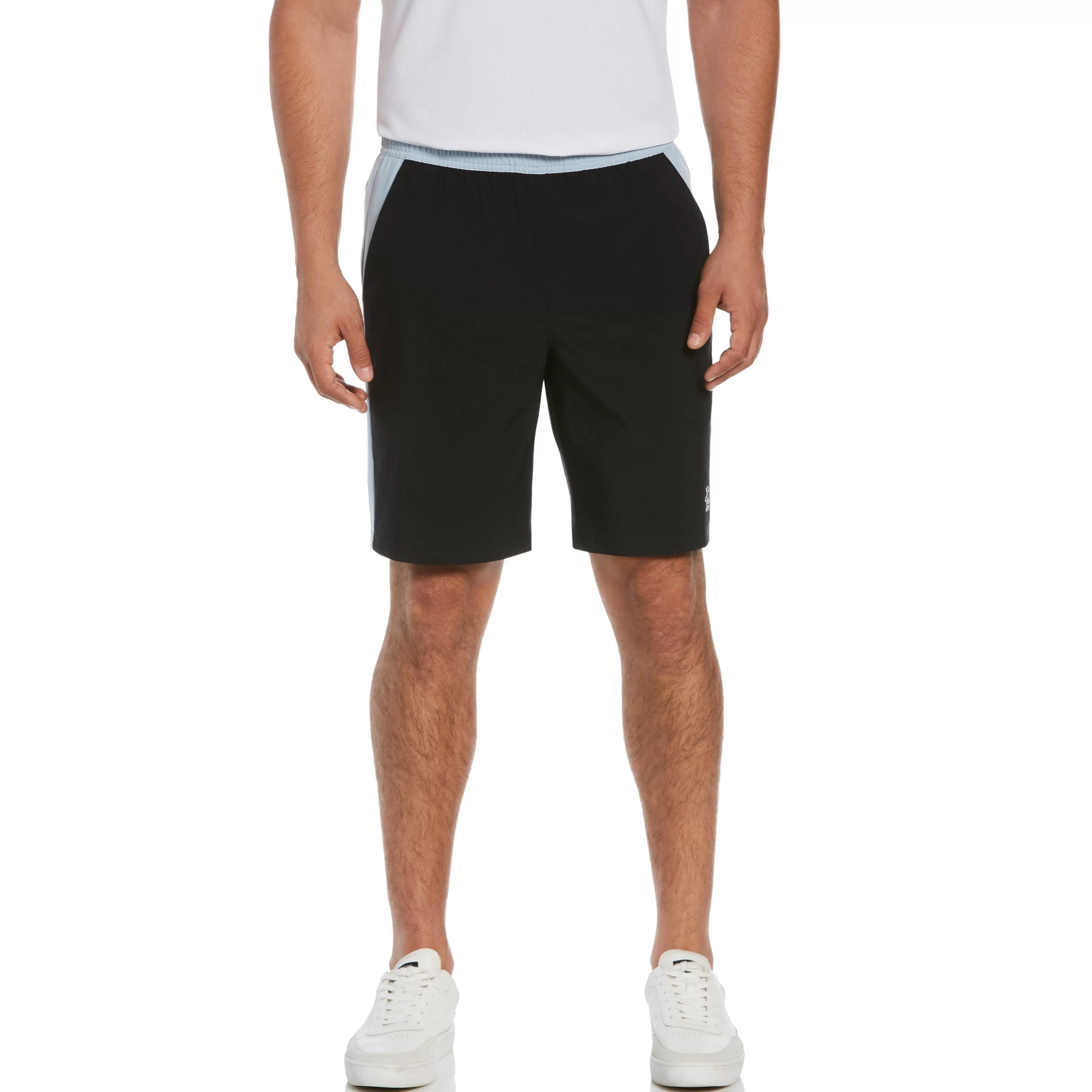 New 4-Way Stretch Color Block Tennis Short Men Shorts