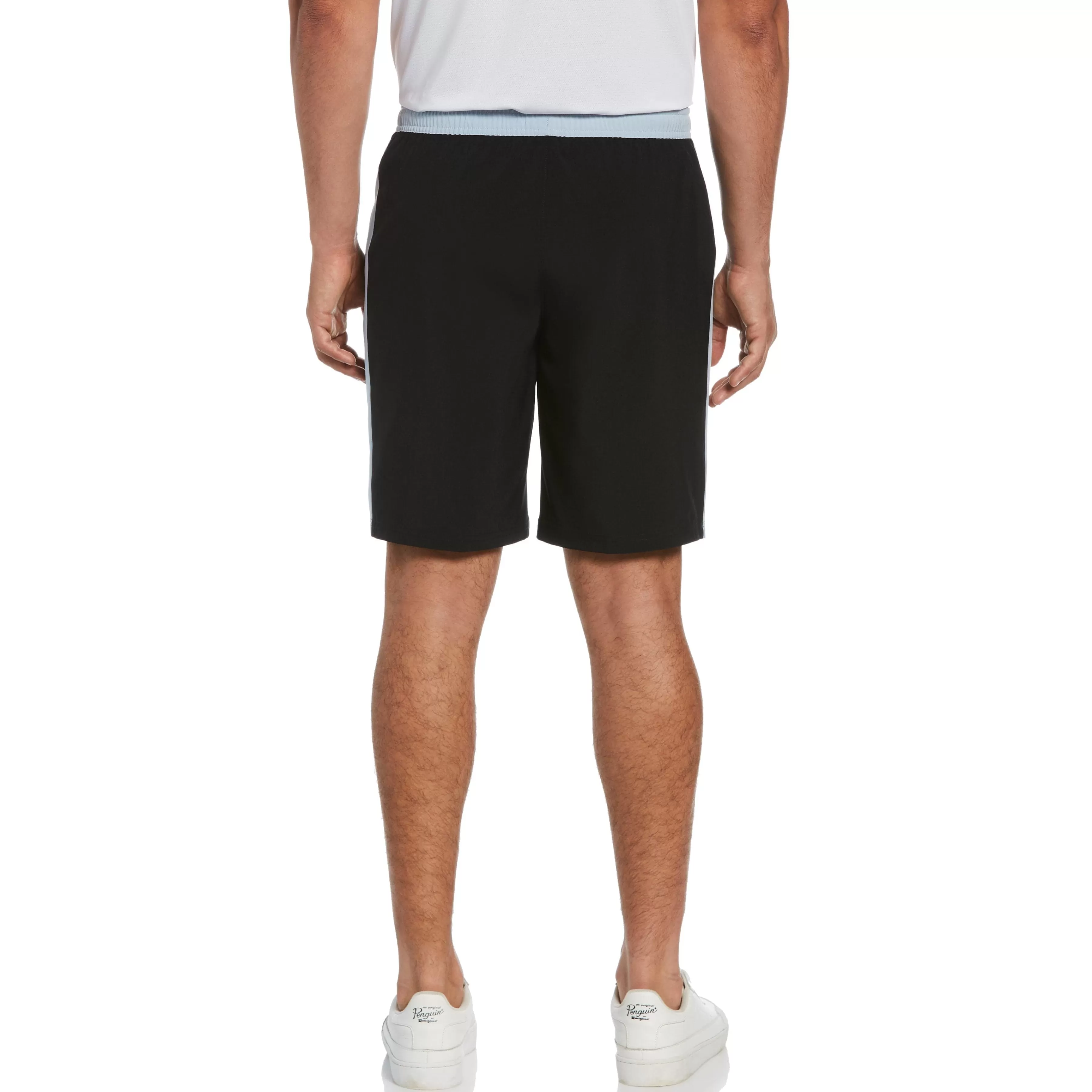 New 4-Way Stretch Color Block Tennis Short Men Shorts