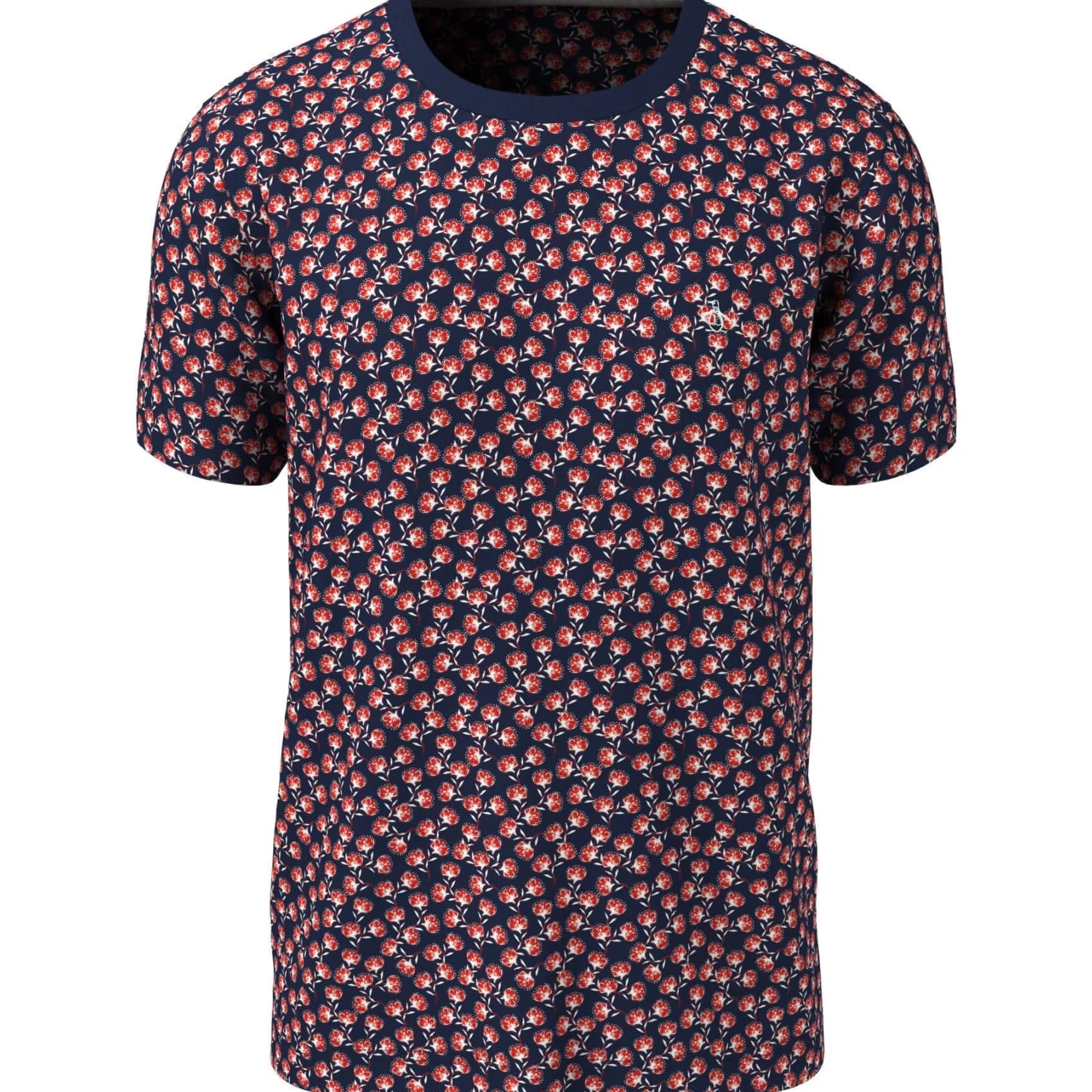 Shop All Over Floral Print Fashion Tee Men Tees