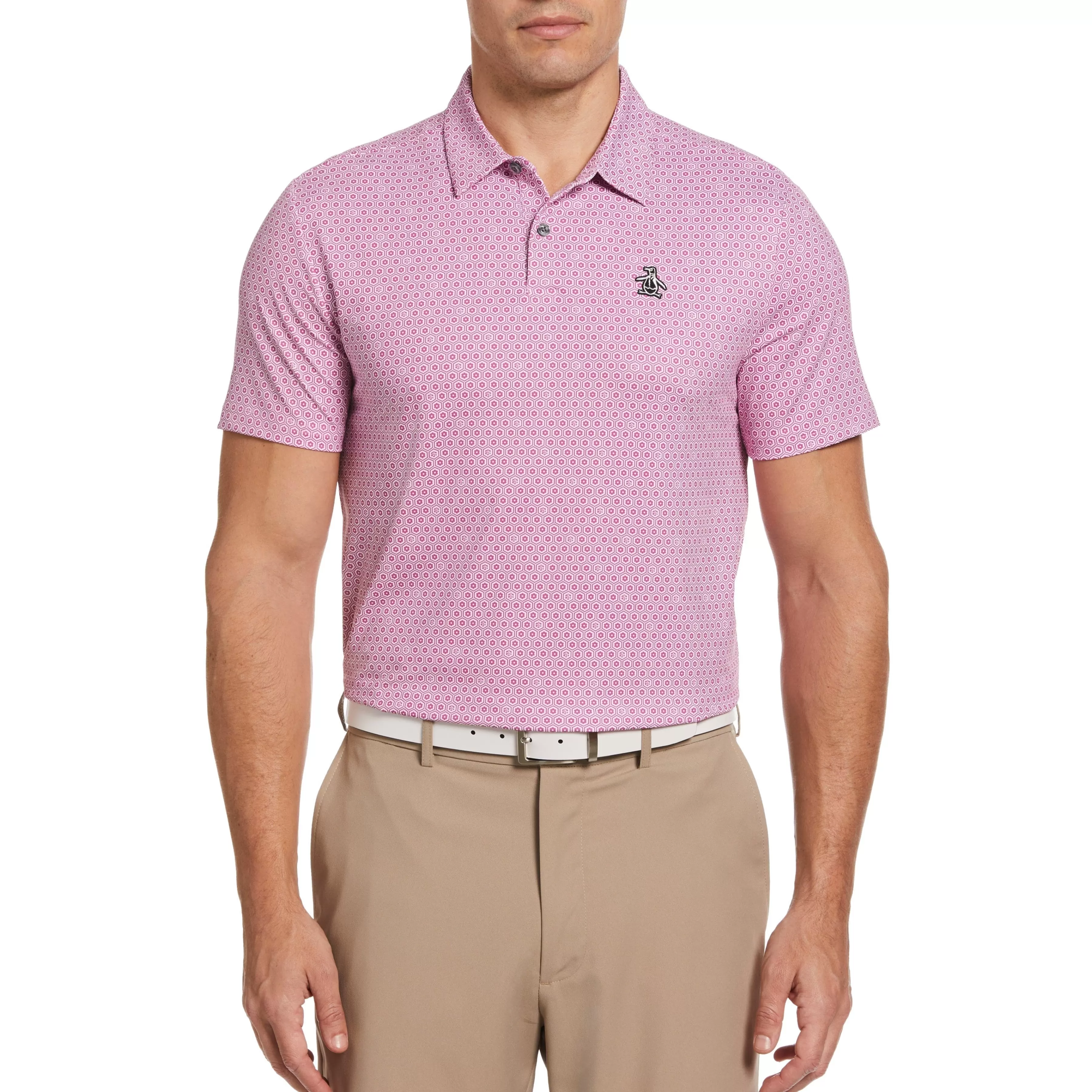 Outlet All Over Heritage Floral Print Golf Polo Men Polos