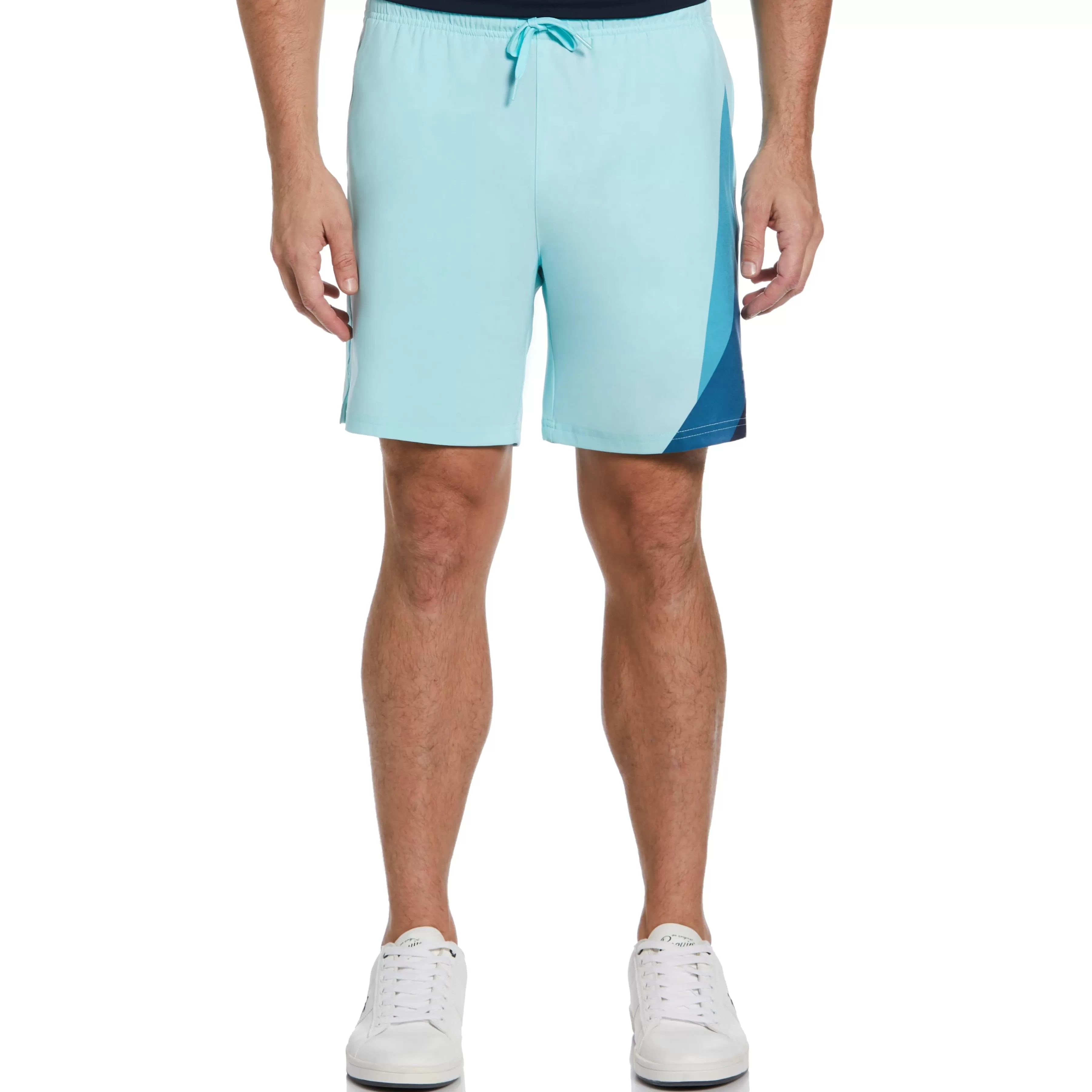 Outlet Asymetric Print Performance 7 Men Shorts