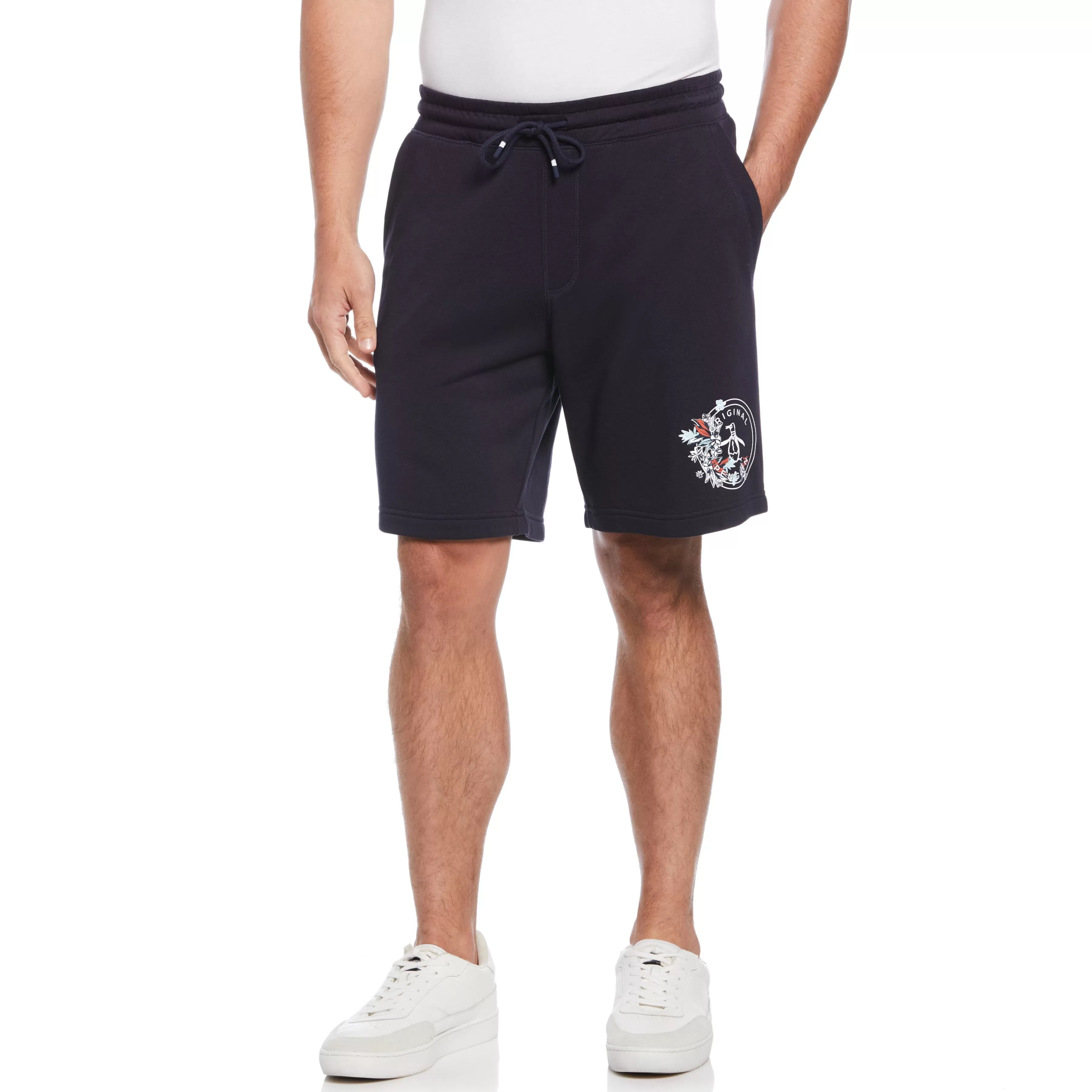 Clearance Big & Tall Brushed Black Fleece Short Men Shorts