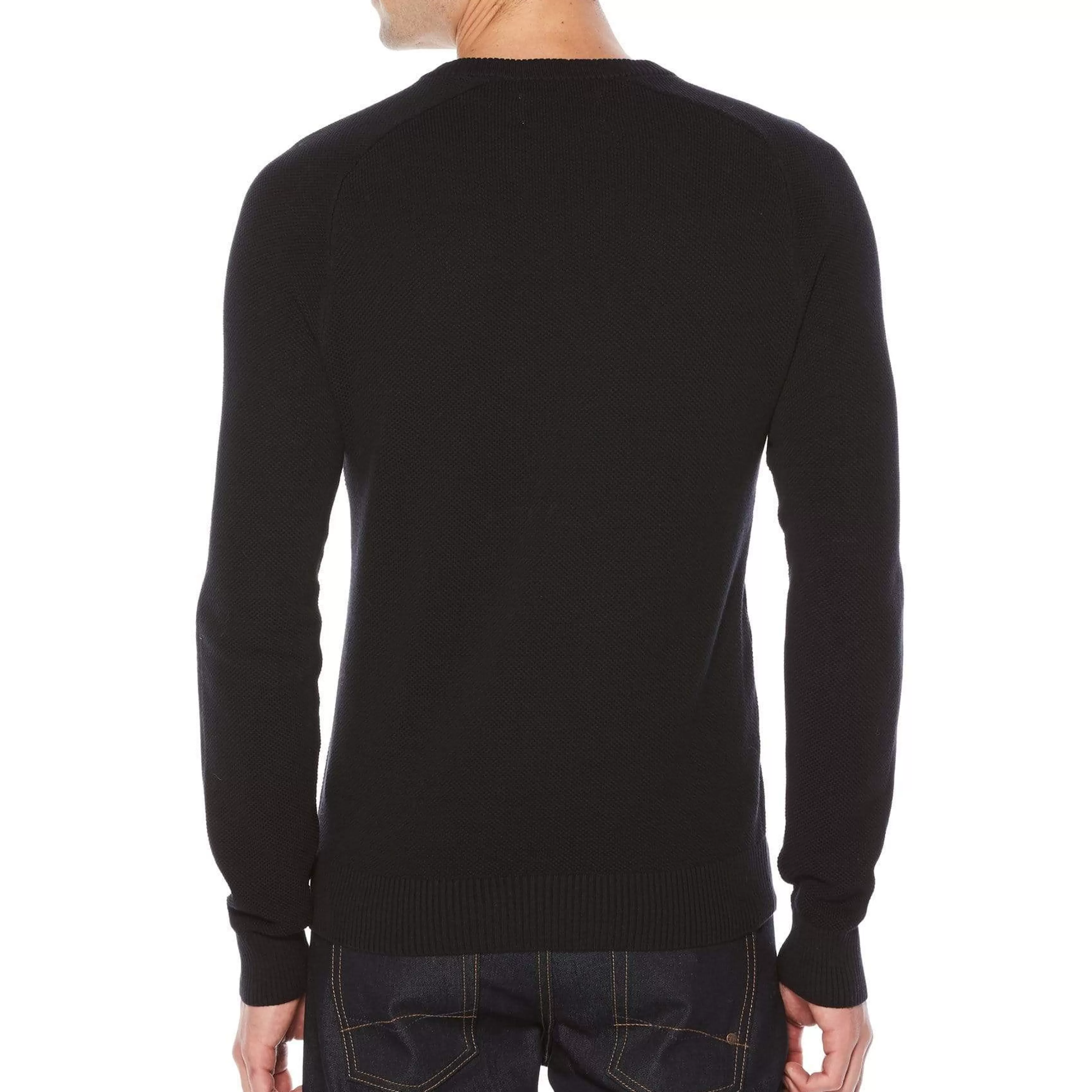 Flash Sale Big & Tall Honeycomb V-Neck Sweater Men Sweaters