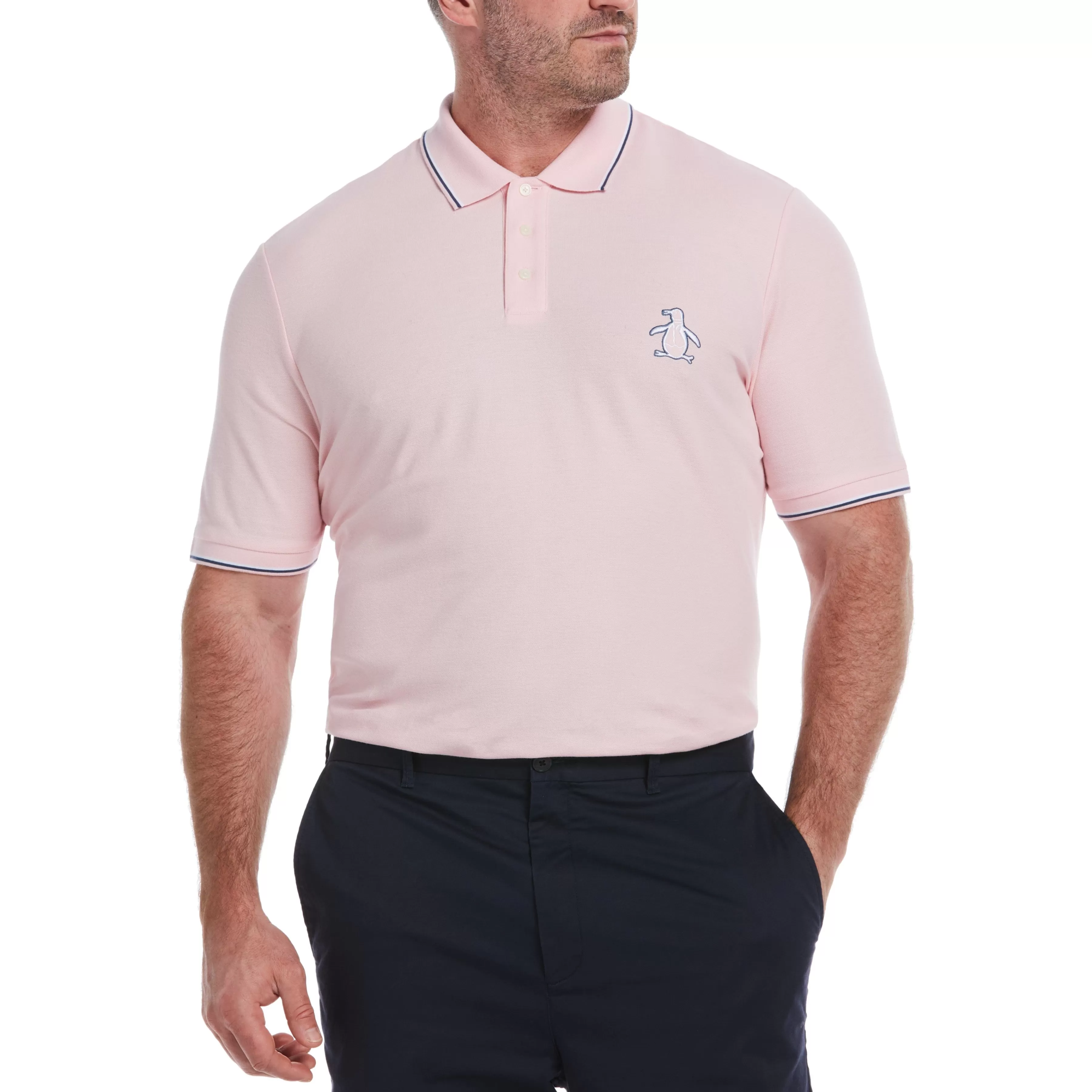 Clearance Big & Tall Mega Pete Pique Polo Men Polos