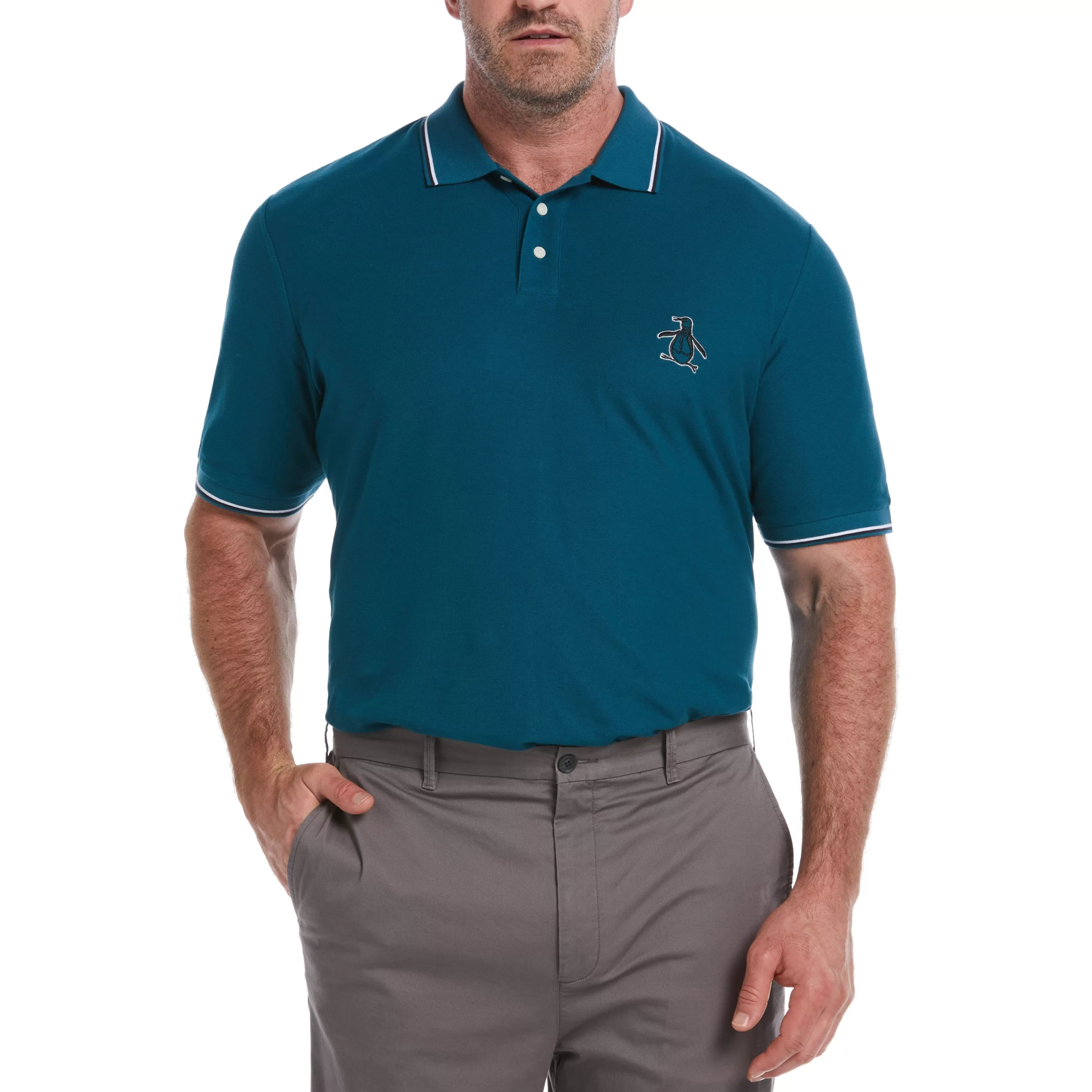 Flash Sale Big & Tall Mega Pete Pique Polo Men Polos