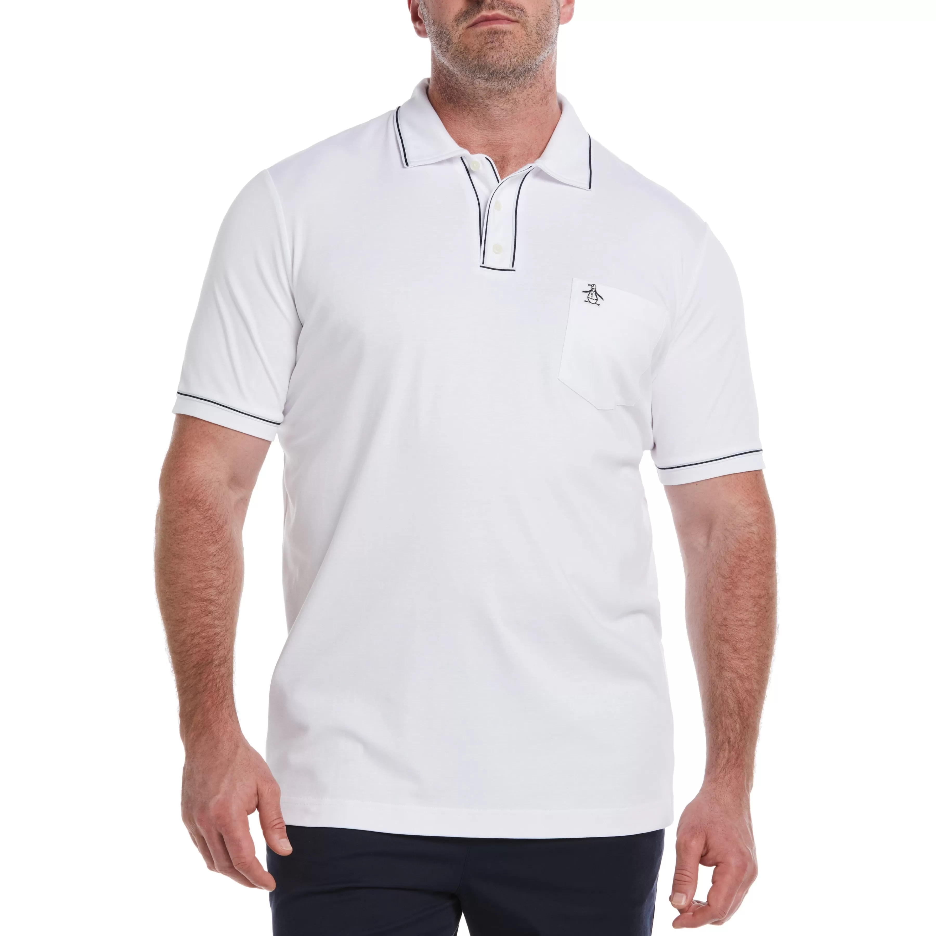 Cheap Big & Tall Organic Cotton 3D Earl™ Polo Men Polos