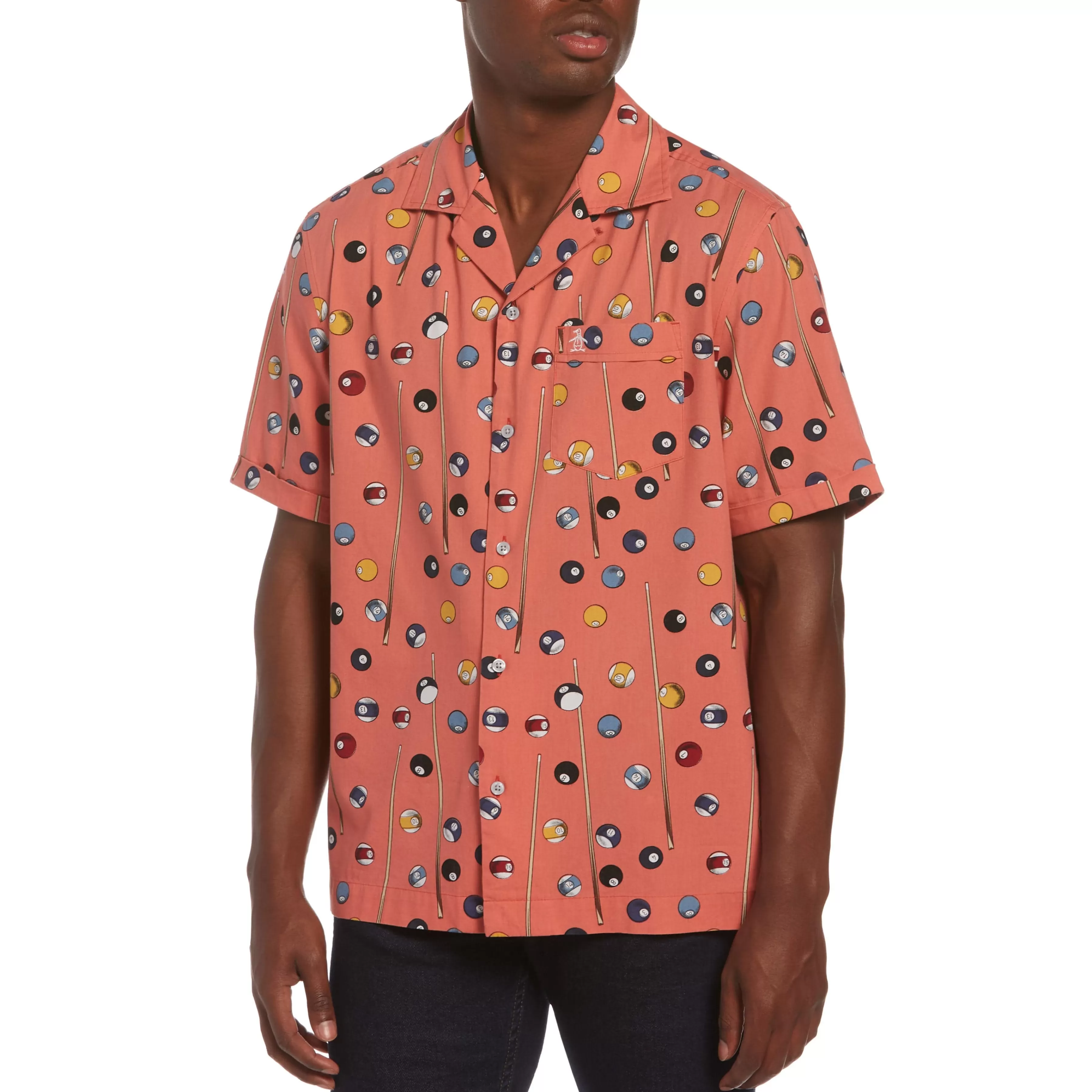 Shop Billiards Print Shirt Men Shirts