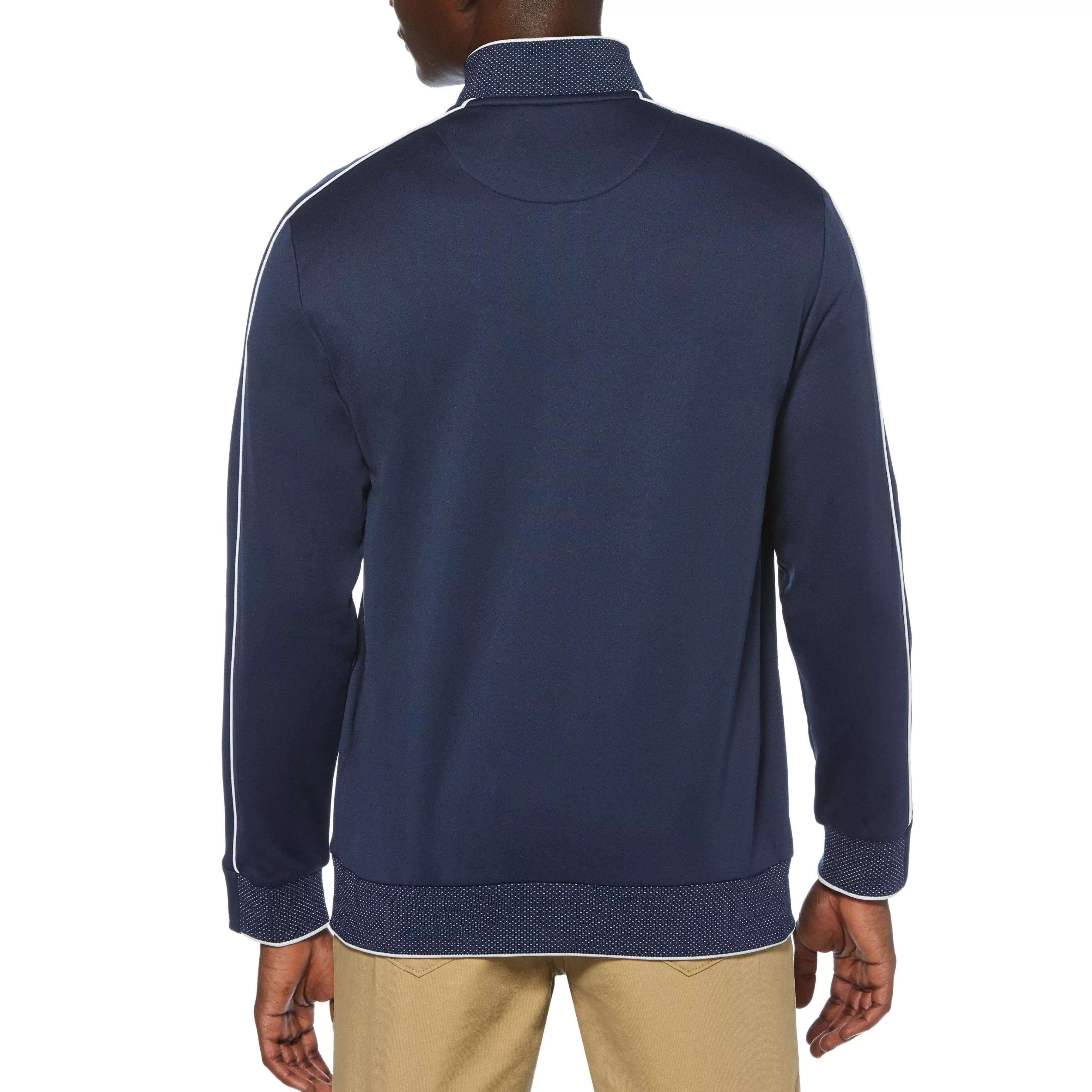 Sale Birdseye View Golf Track Jacket Men Jackets & Vests