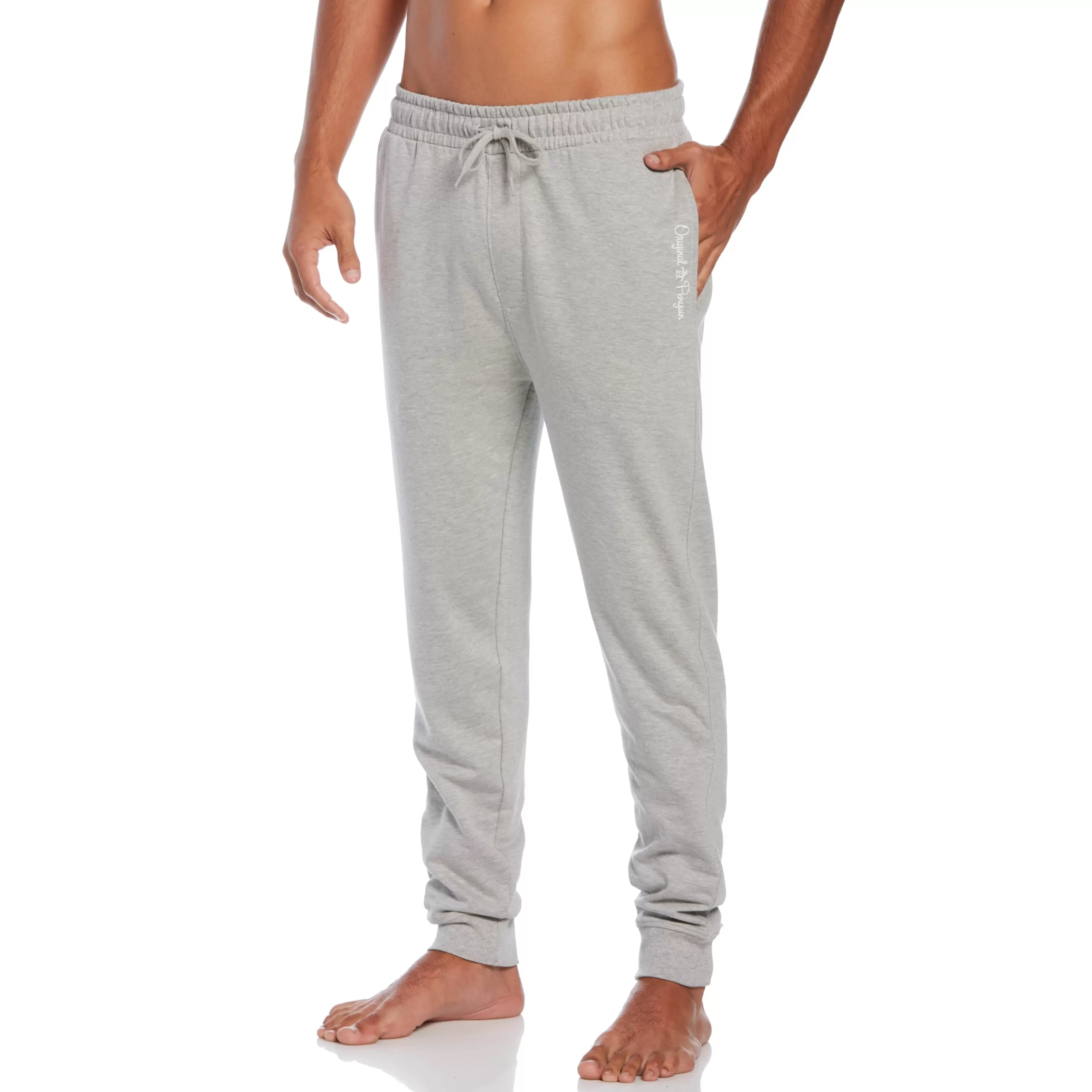 Cheap Brush Back Fleece Logo Jogger Men Loungewear