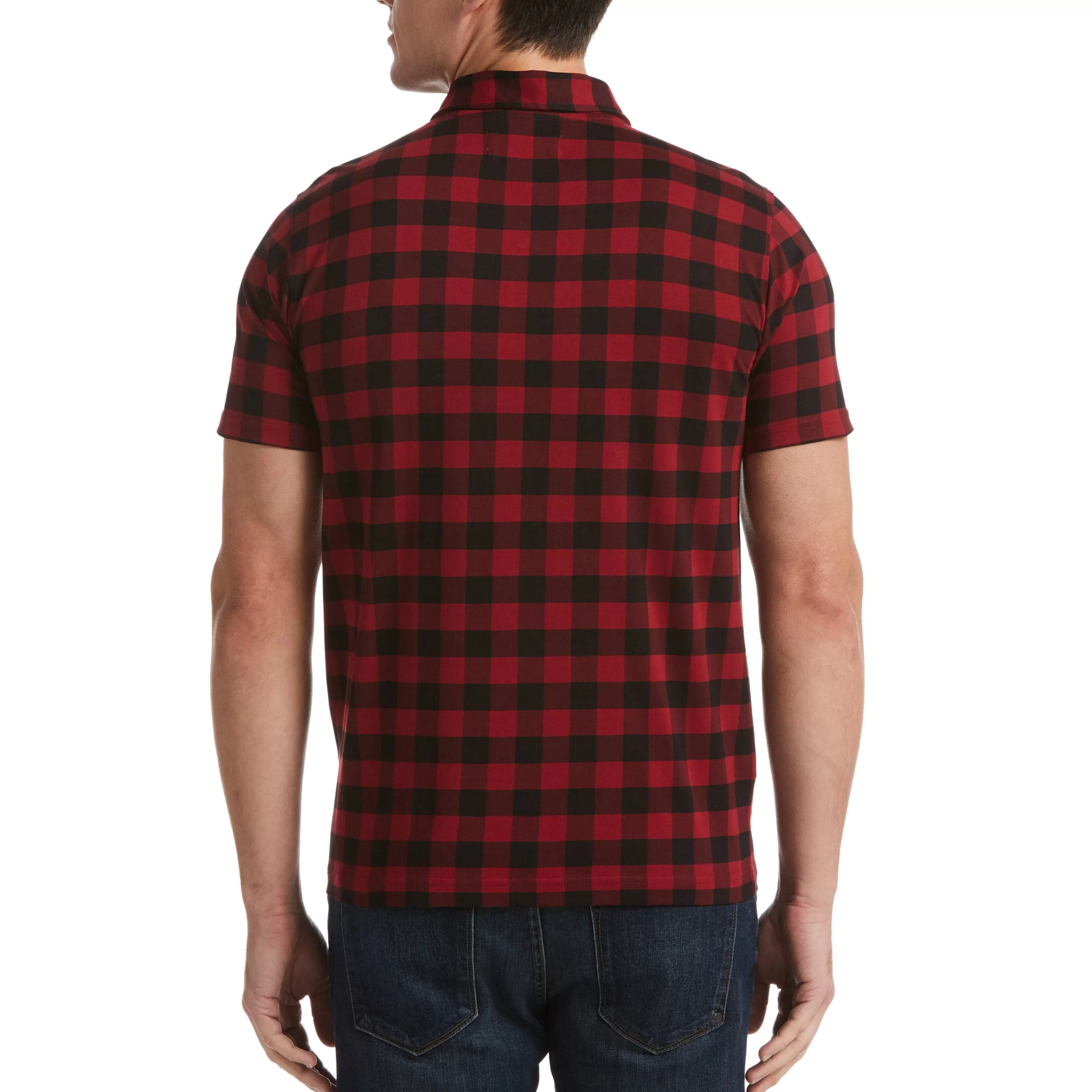 Cheap Buffalo Check Polo Men Polos