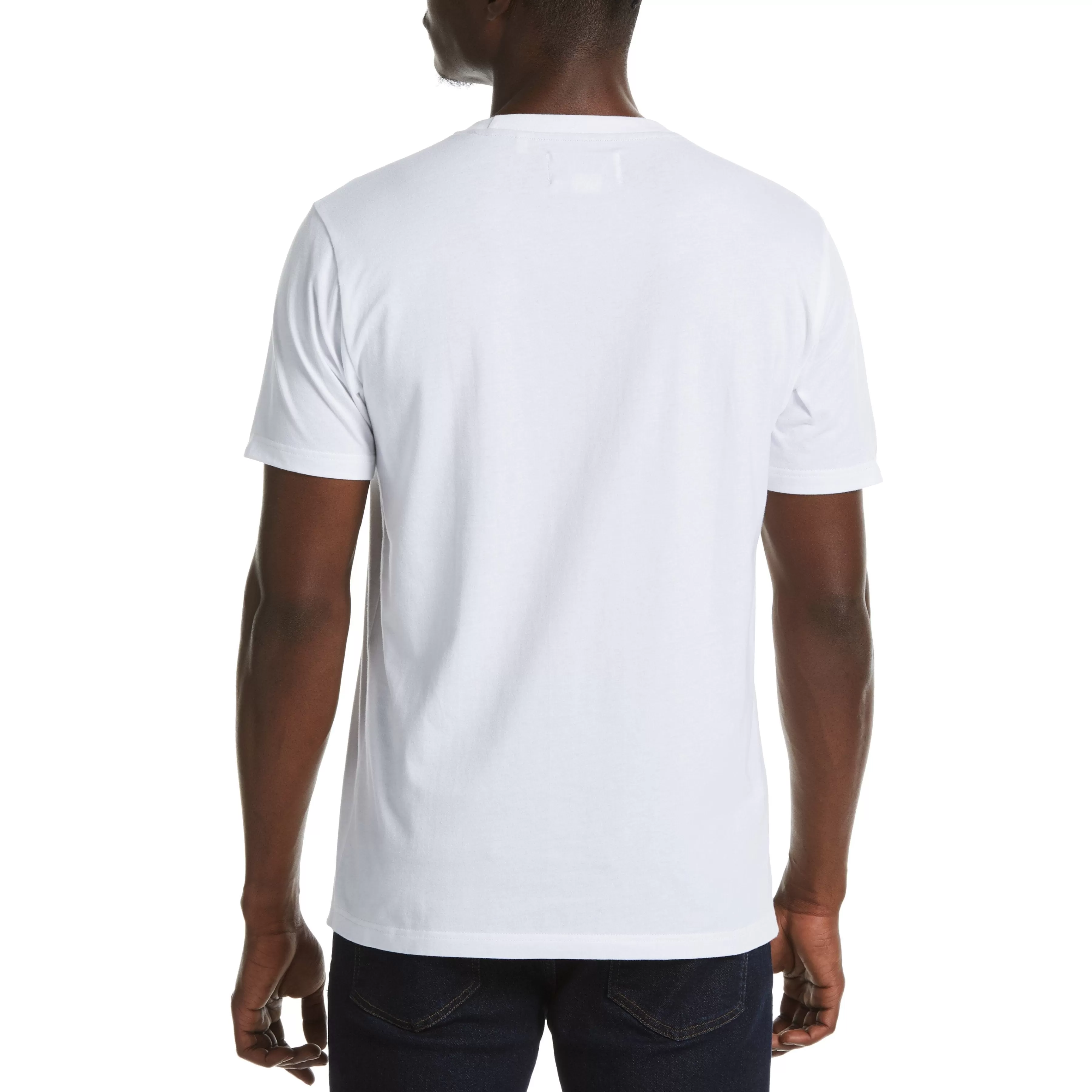 Flash Sale Chambray Trim Pocket Tee Men Tees