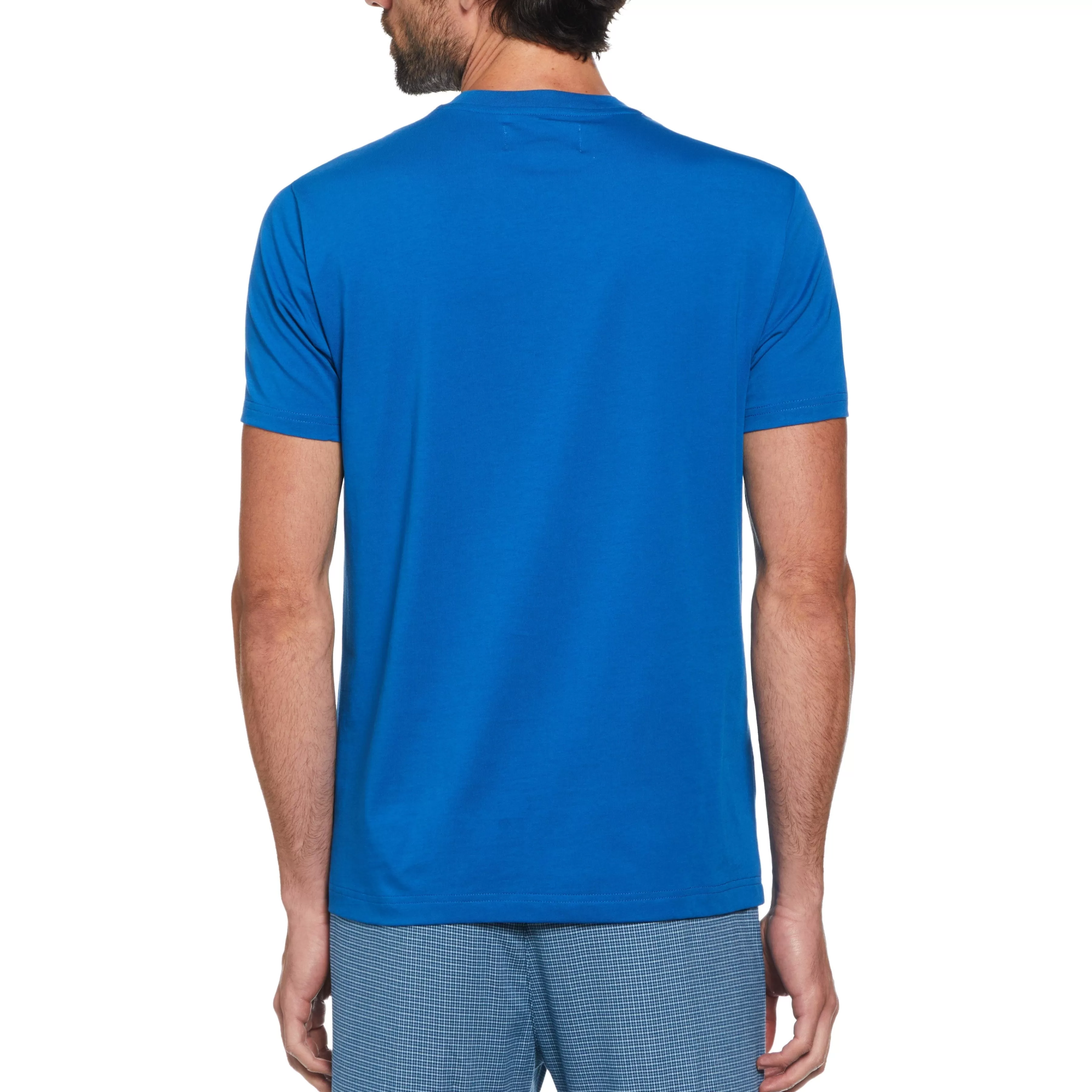 Best Sale Chambray Trim Pocket Tee Men Tees