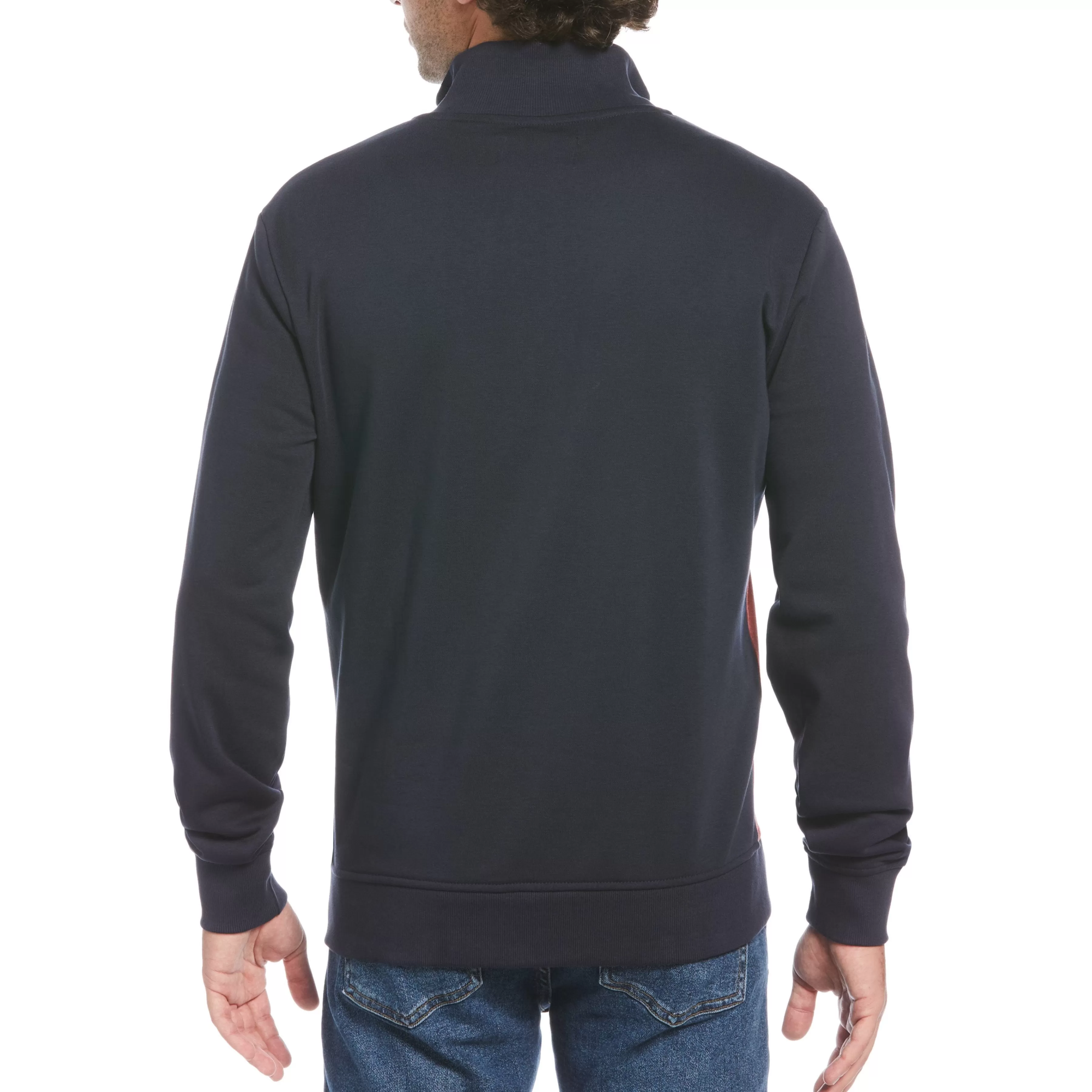 Best Sale Chest Stripe Full Zip Fleece Jacket Men Jackets & Vests