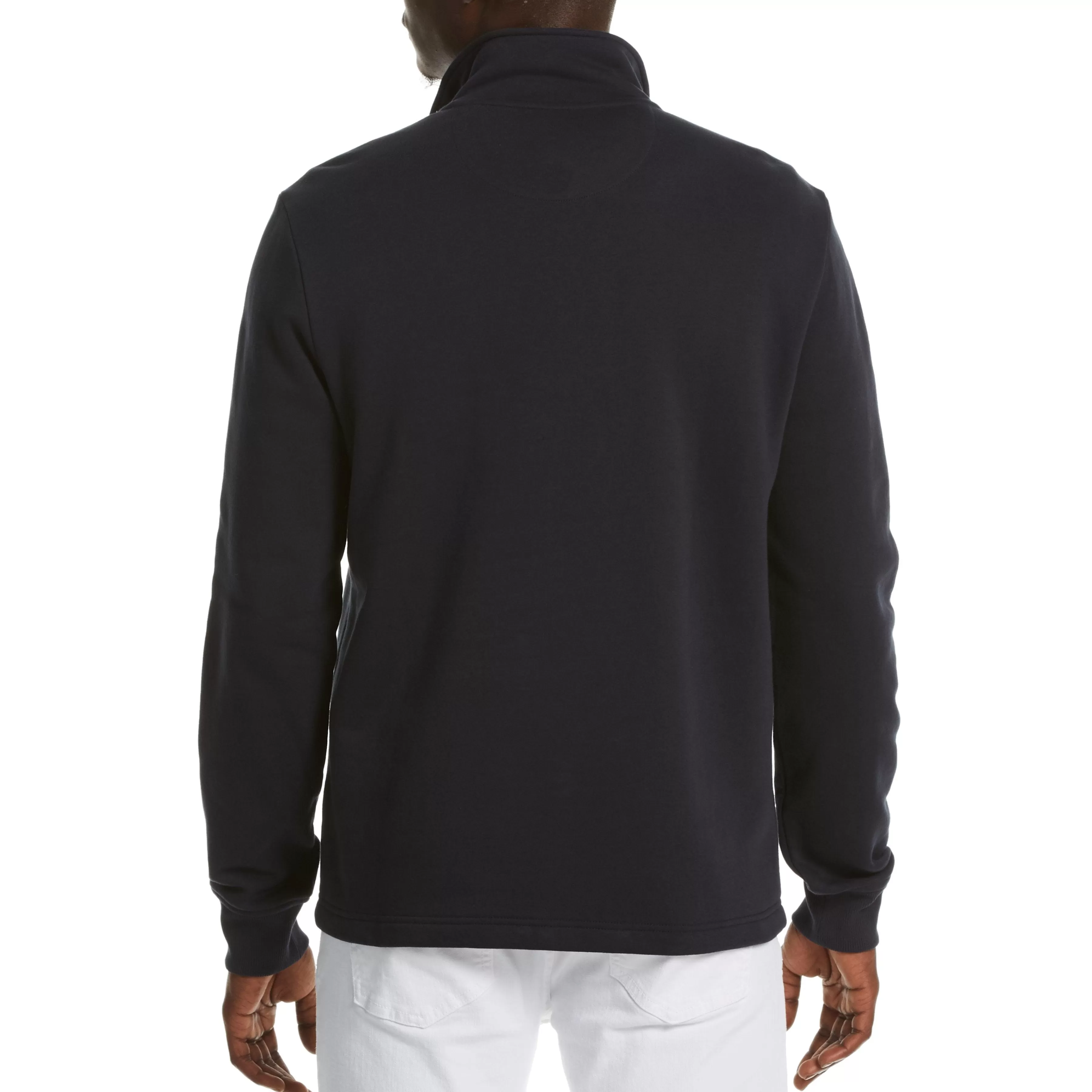 Discount Chest Stripe Quarter Zip Fleece Men Hoodies & Sweatshirts