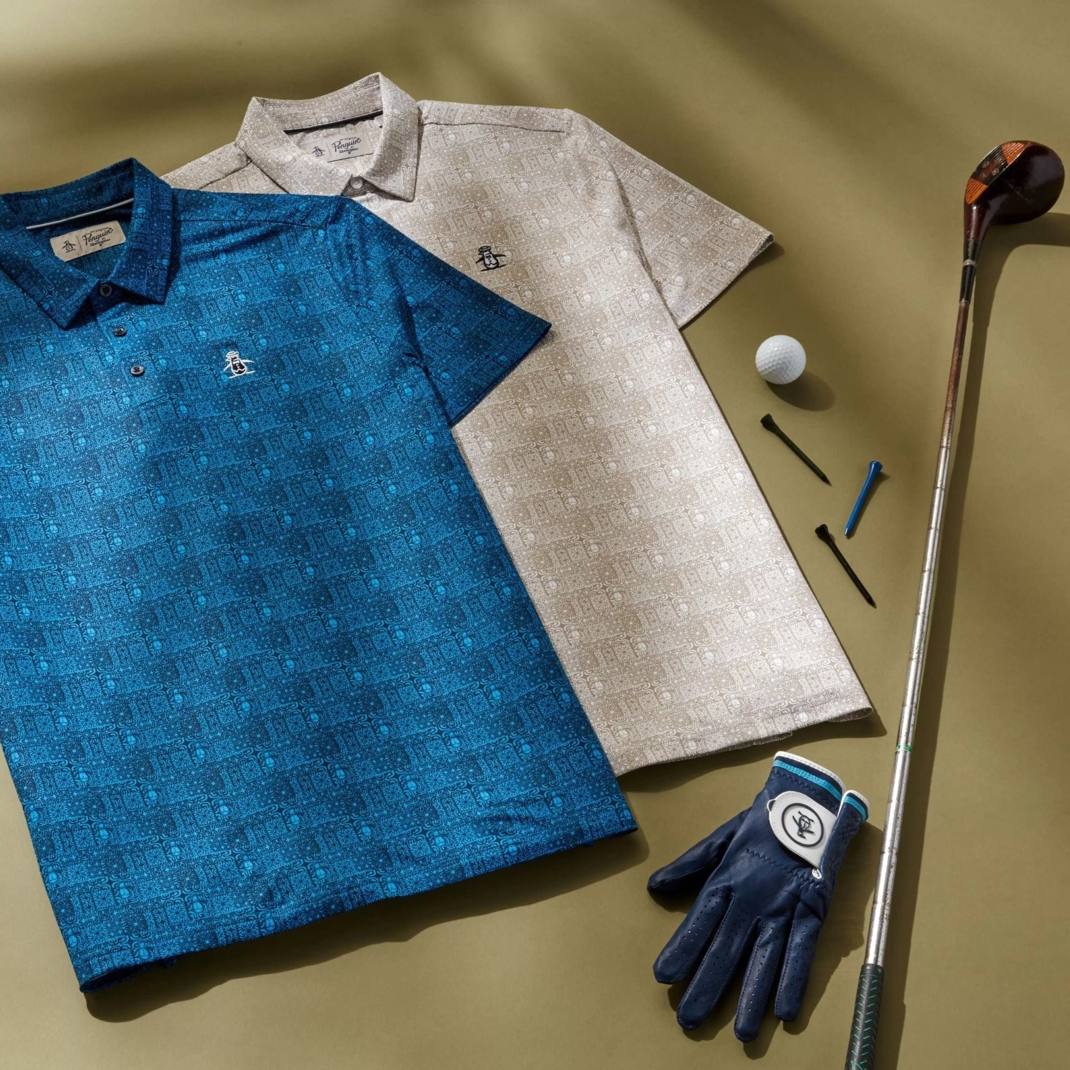 Best Chi Chi Allover Tribal Print Golf Polo Men Polos