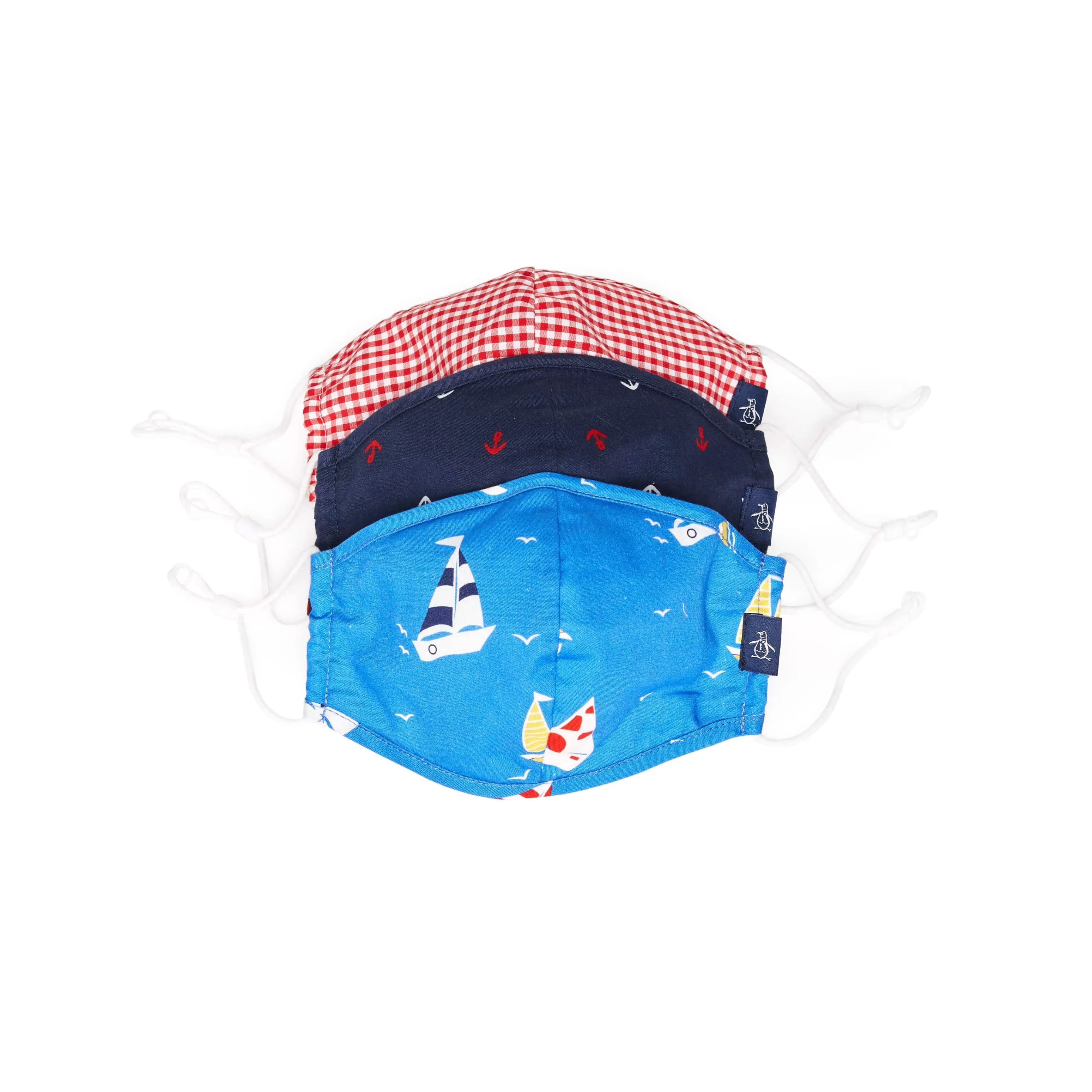 New Children'S Reusable Poplin 3 Pack Rounded Face Mask Men Masks