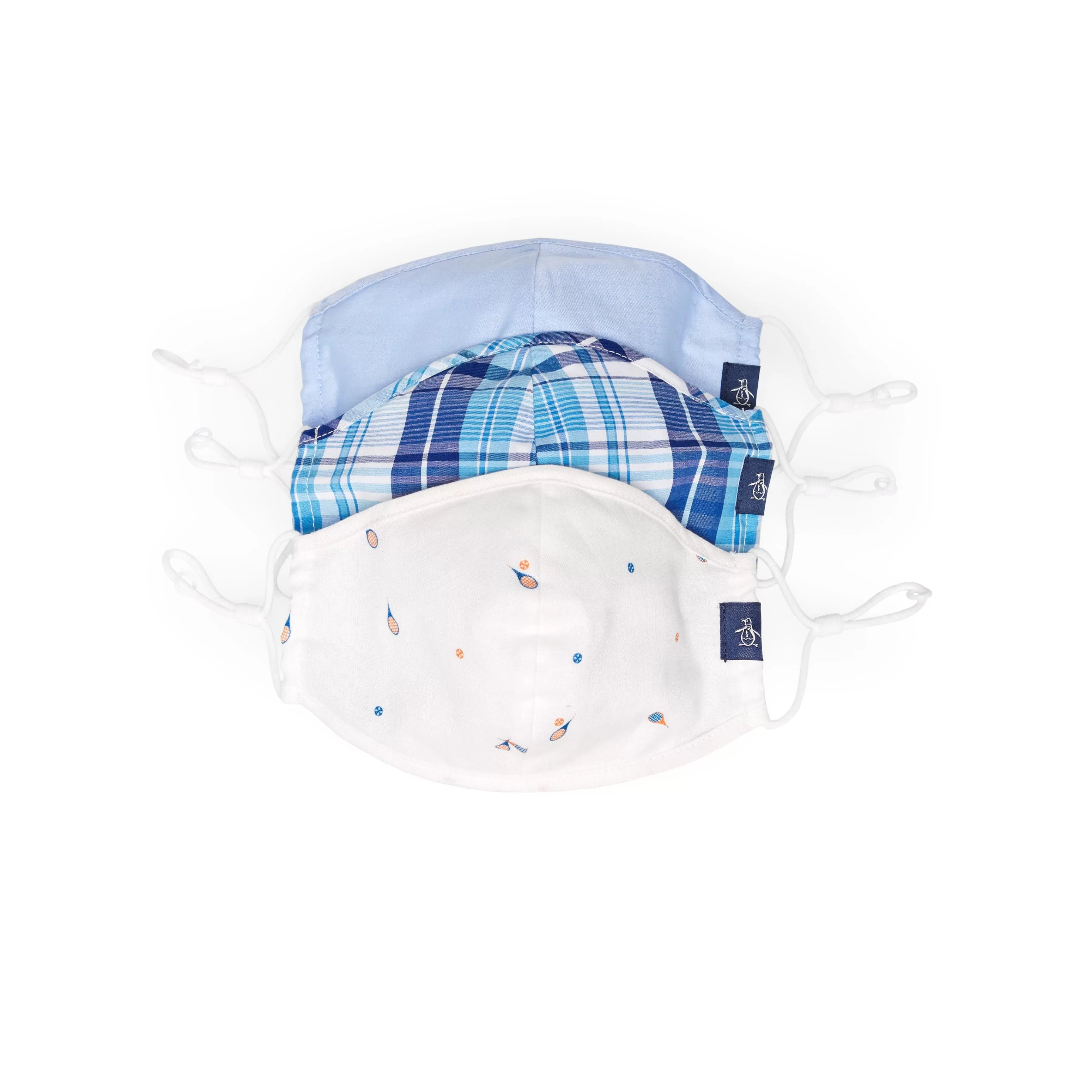 Store Children'S Reusable Poplin 3 Pack Rounded Face Mask Men Masks