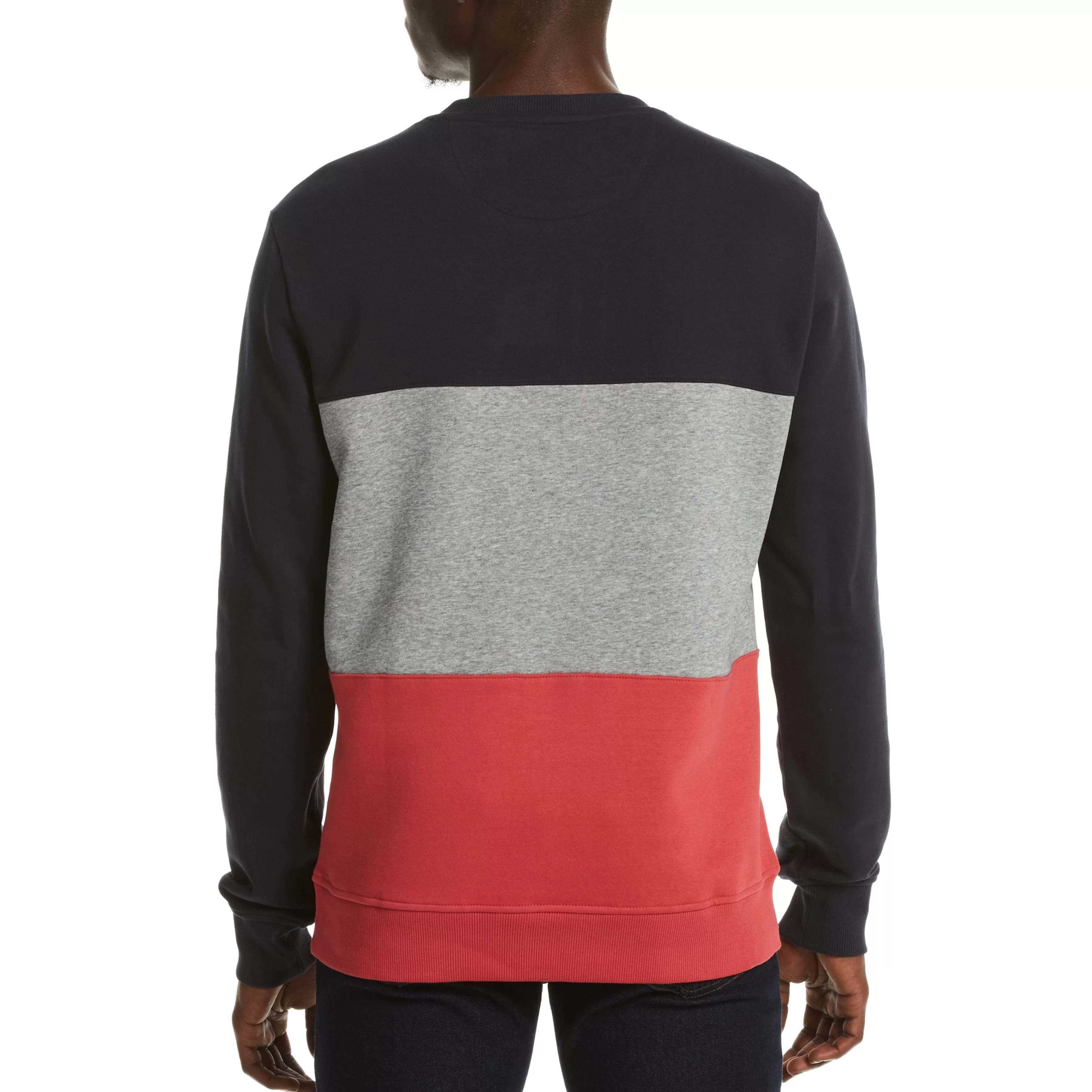 Clearance Color Block Fleece Sweatshirt Men Hoodies & Sweatshirts