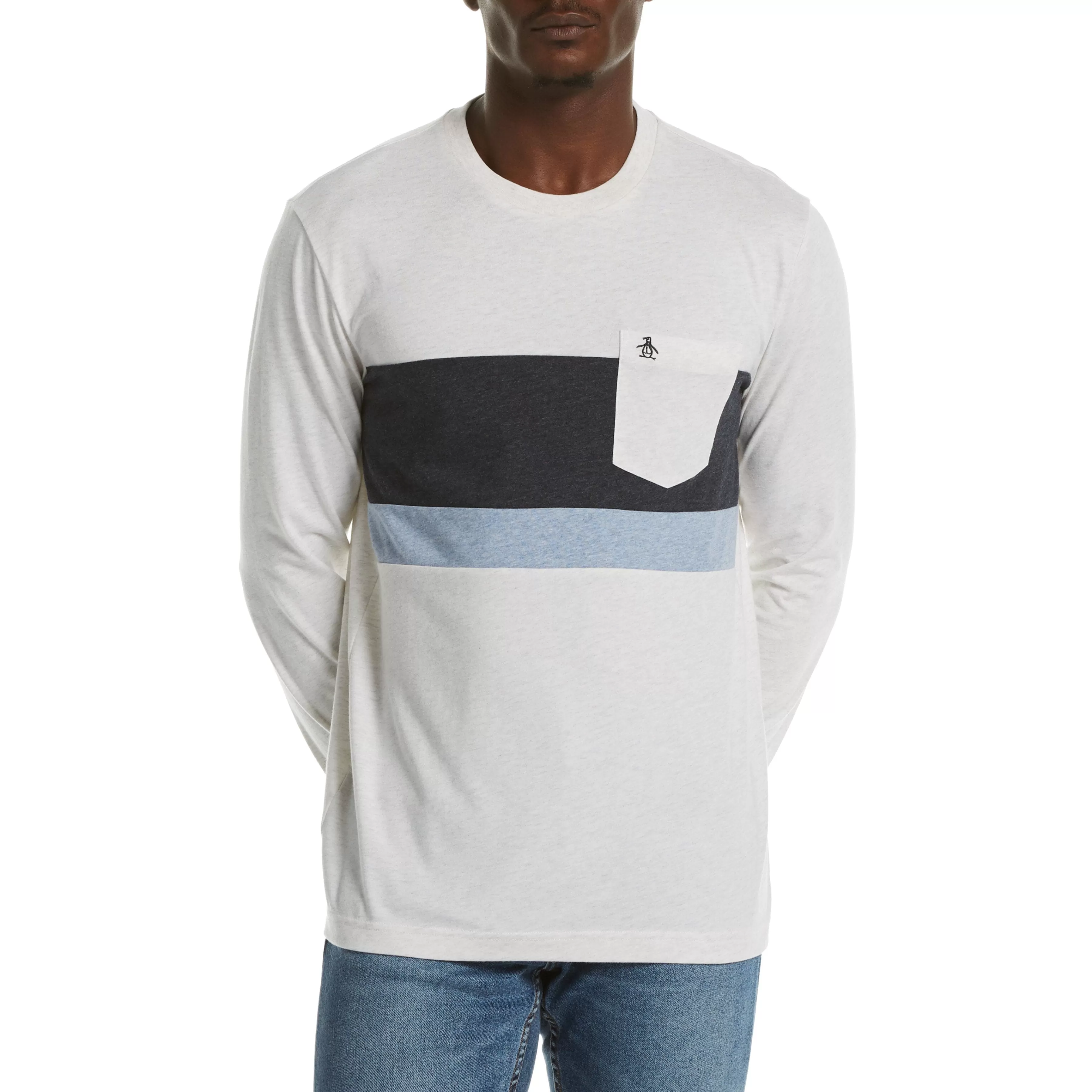 Best Color Block Tee Men Tees