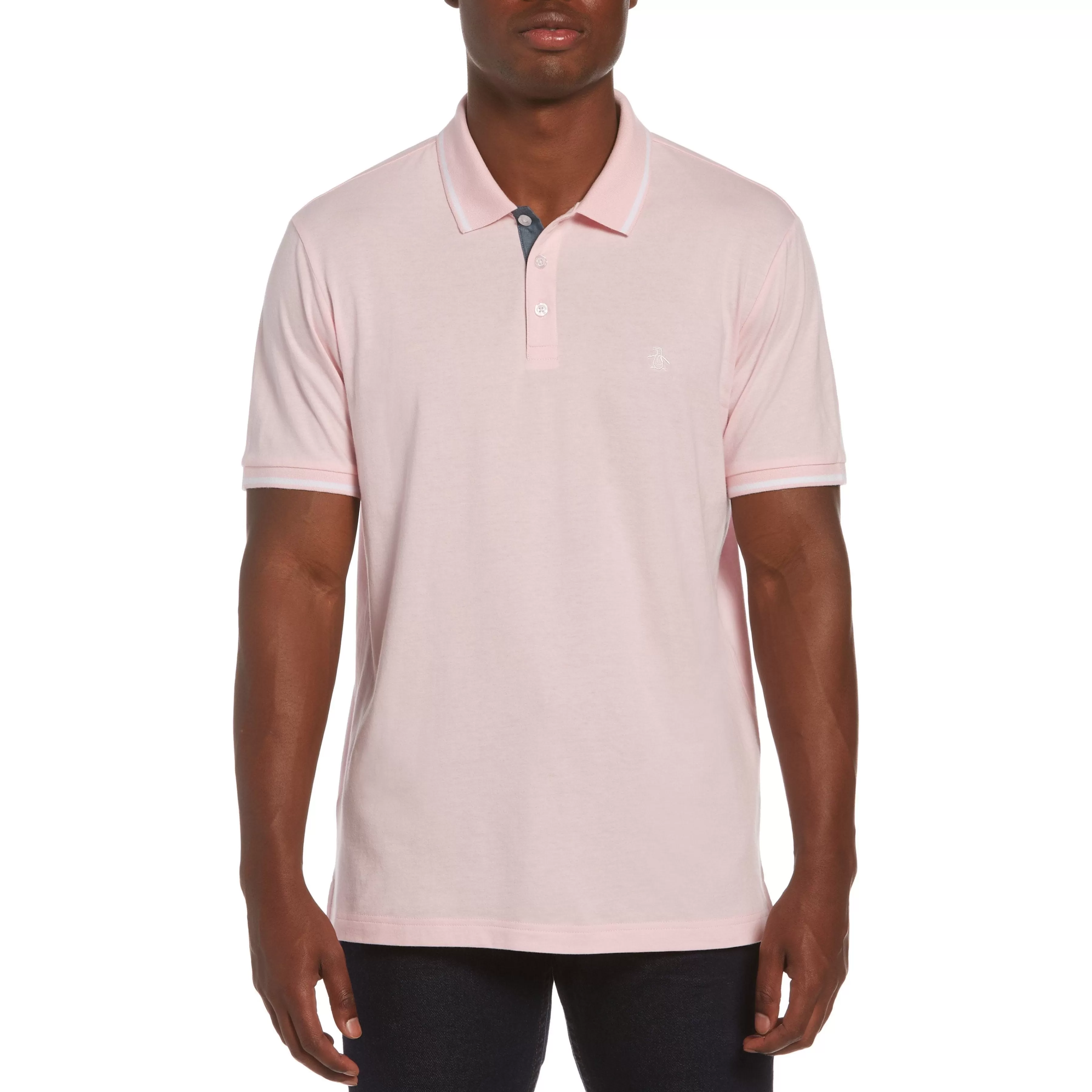 Clearance Contrast Tipping Polo Men Polos