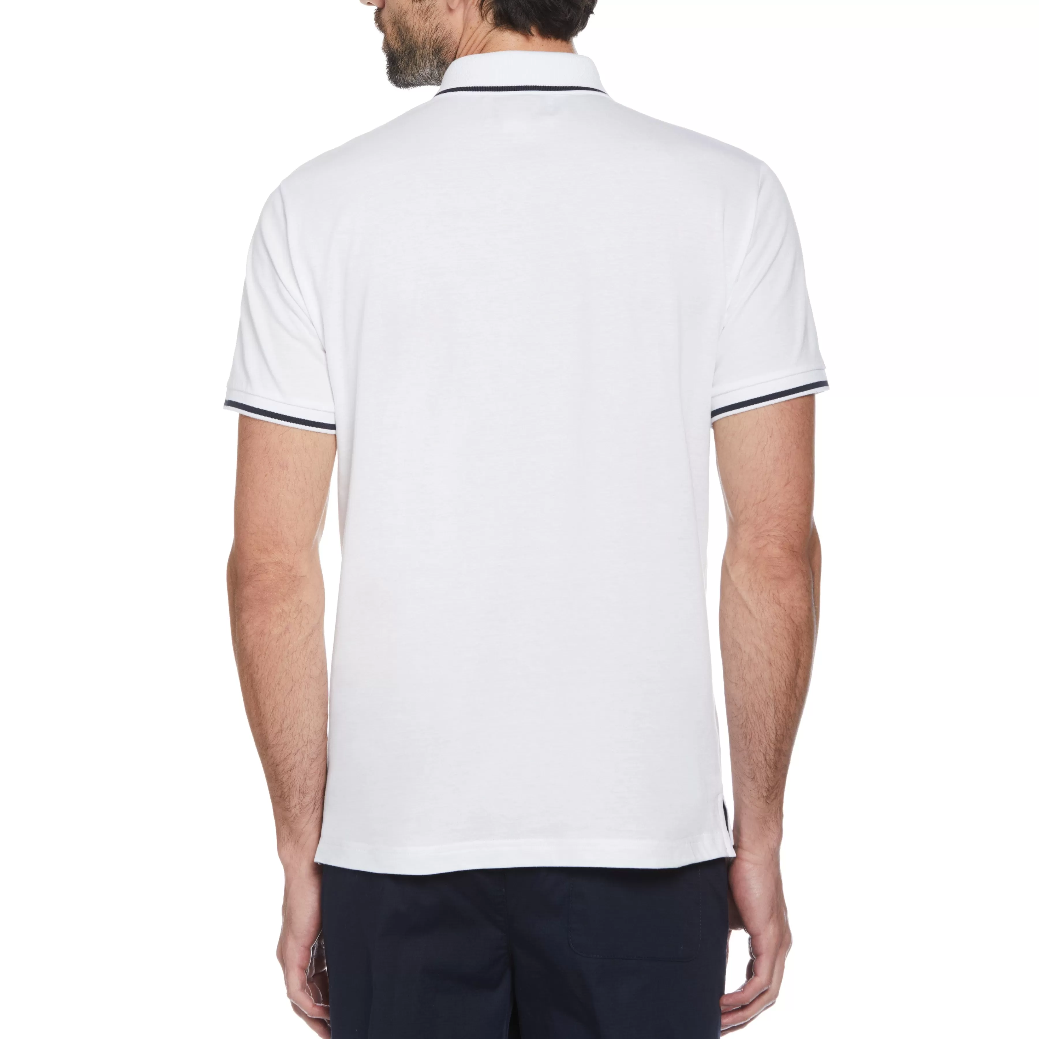Store Contrast Tipping Polo Men Polos