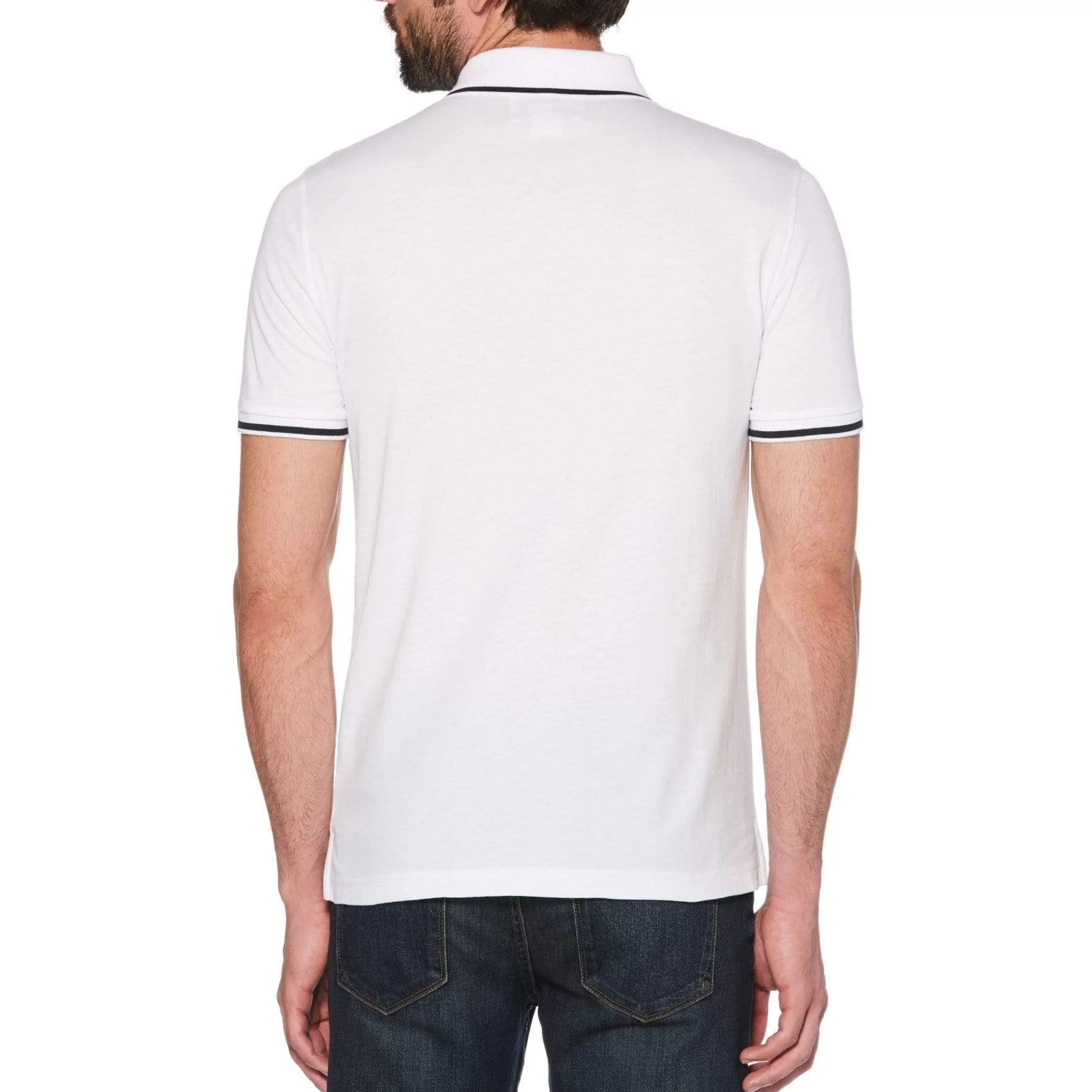 Discount Contrast Tipping Polo Men Polos