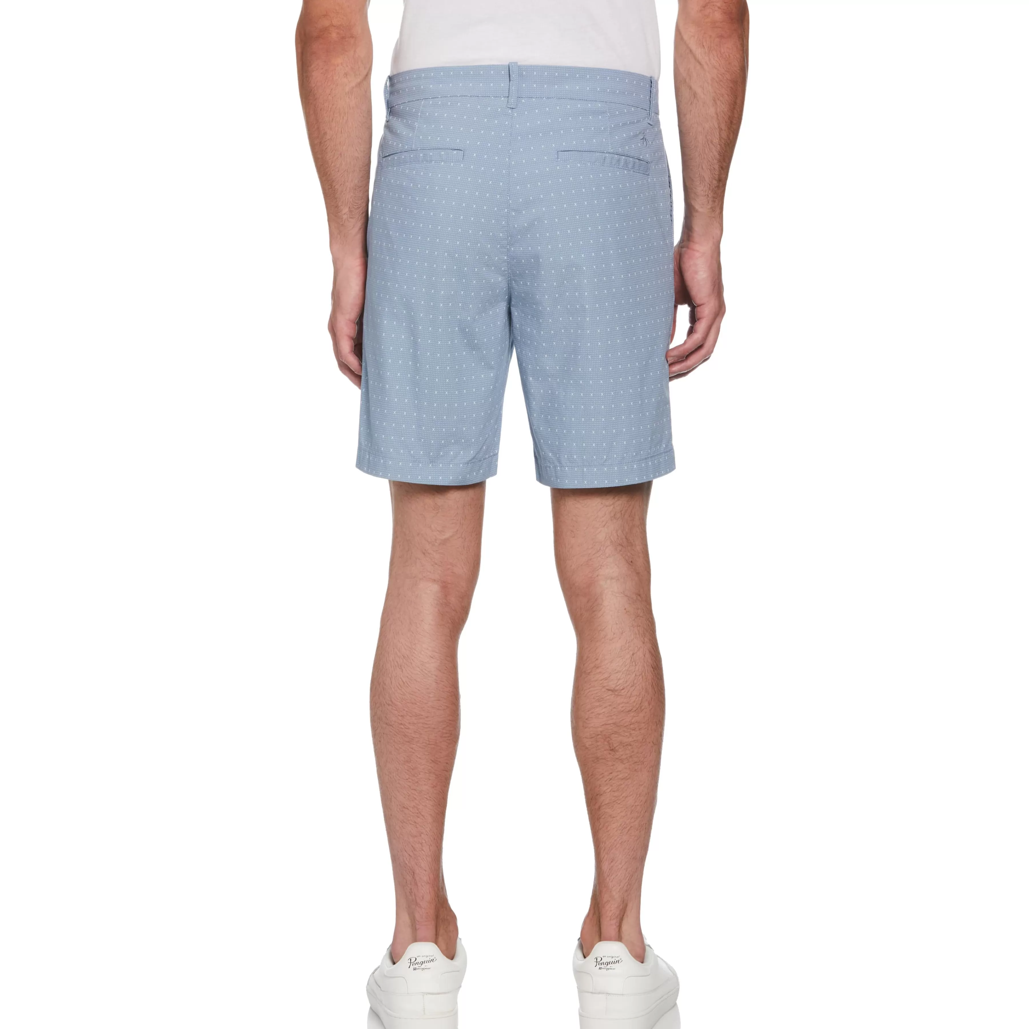 Outlet Crosshatch Slim Fit Short Men Shorts