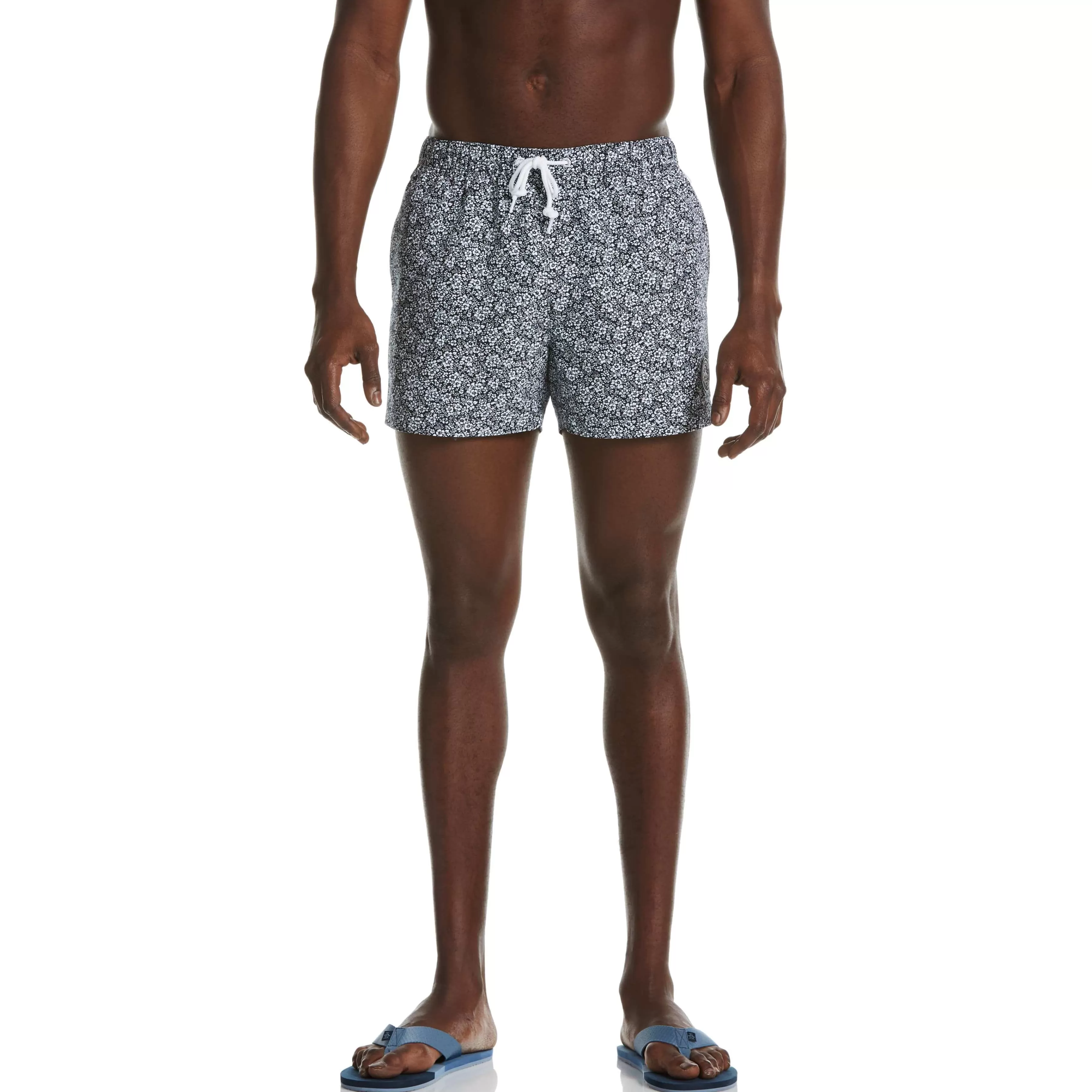 Best Sale Ditsy Floral Print Box Swim Short Men Swim