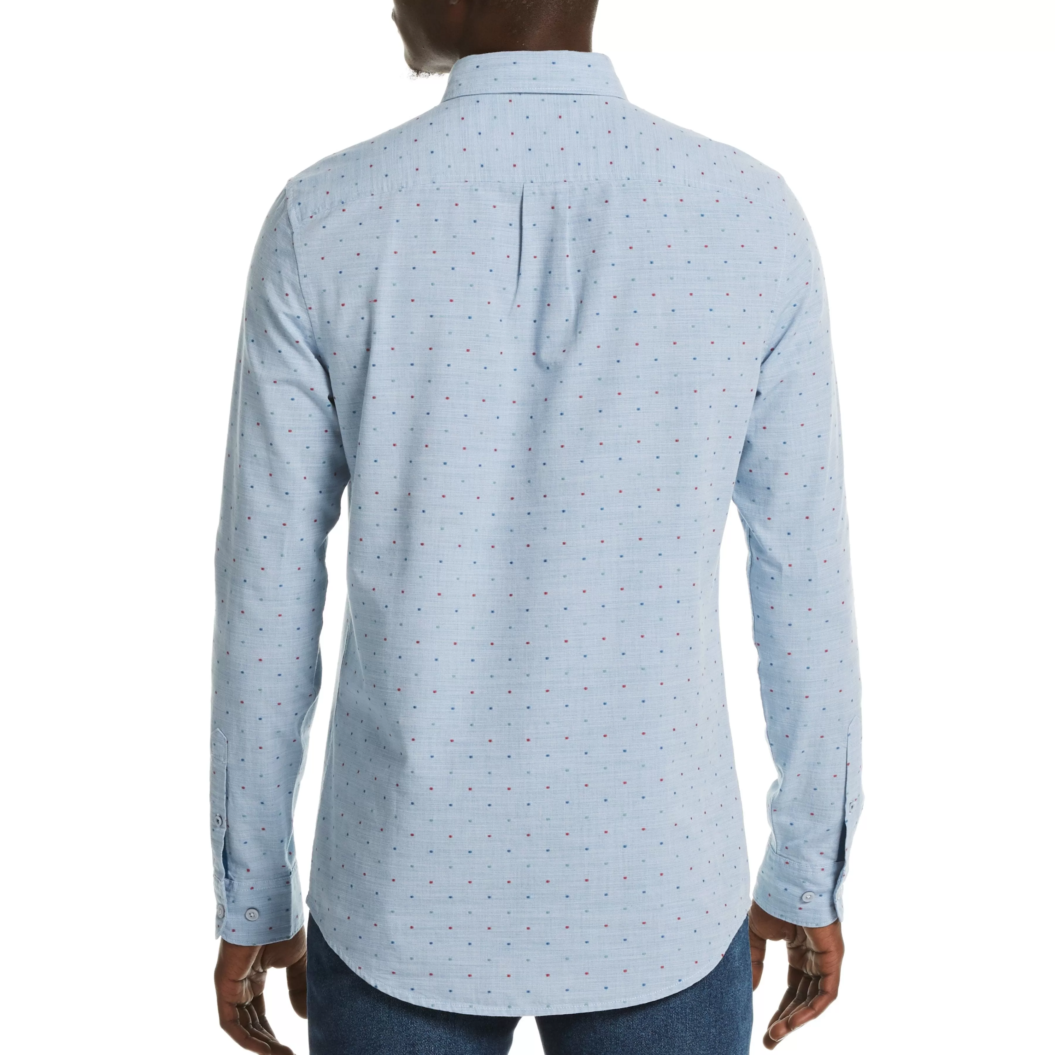 Cheap Dobby Dot Woven Shirt Men Shirts