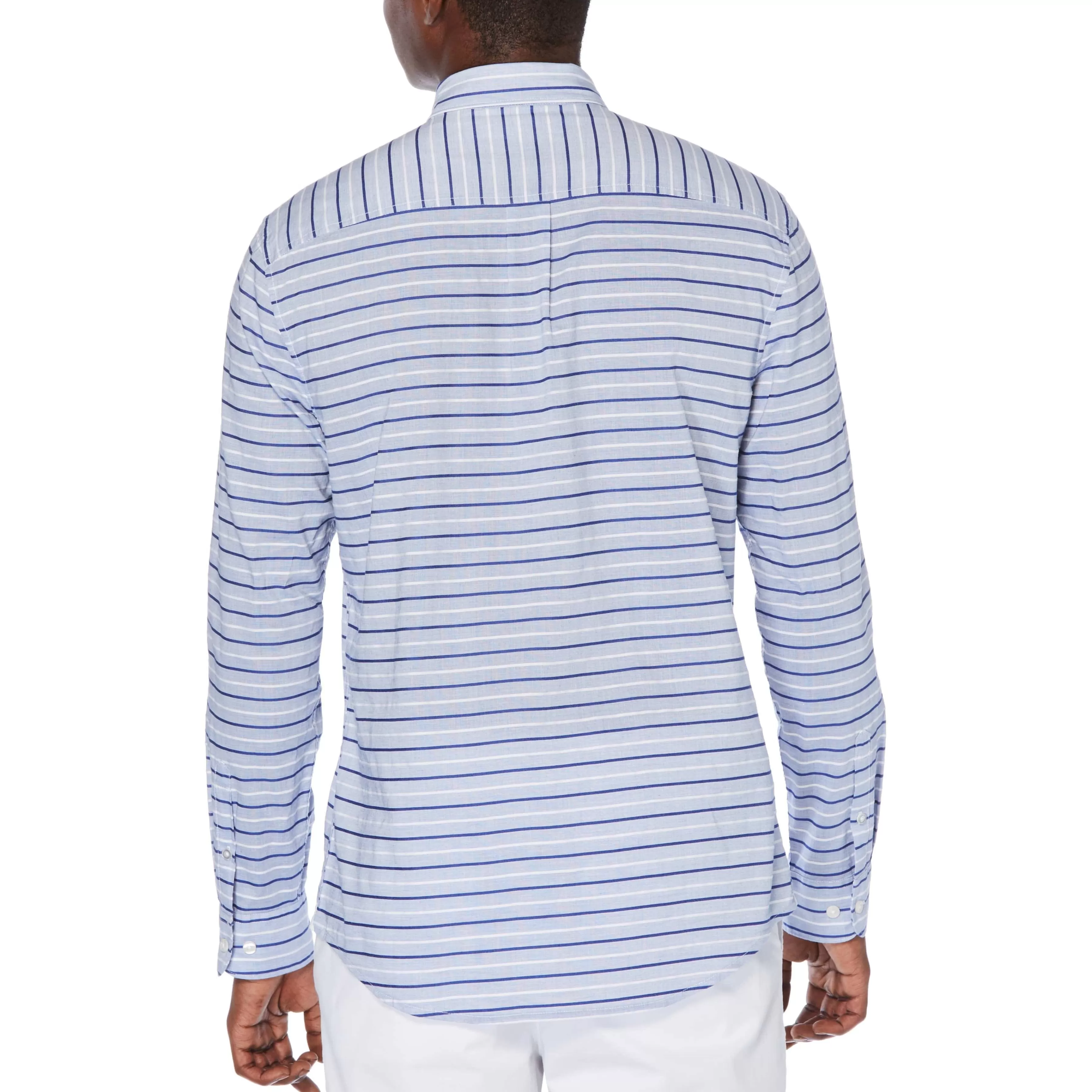 Discount Dobby Striped Shirt Men Shirts