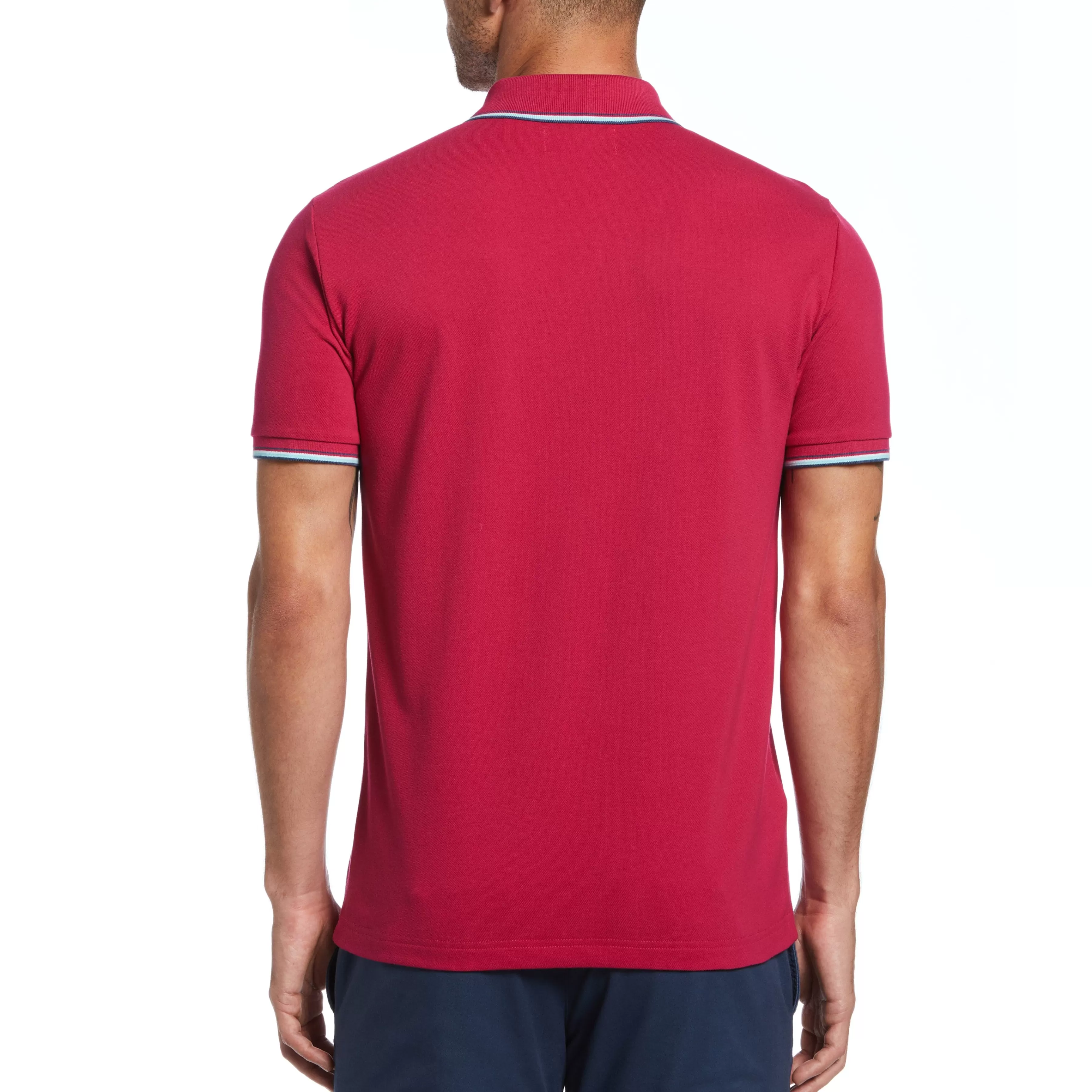 Best Sale Dual Striped Tipping Polo Men Polos