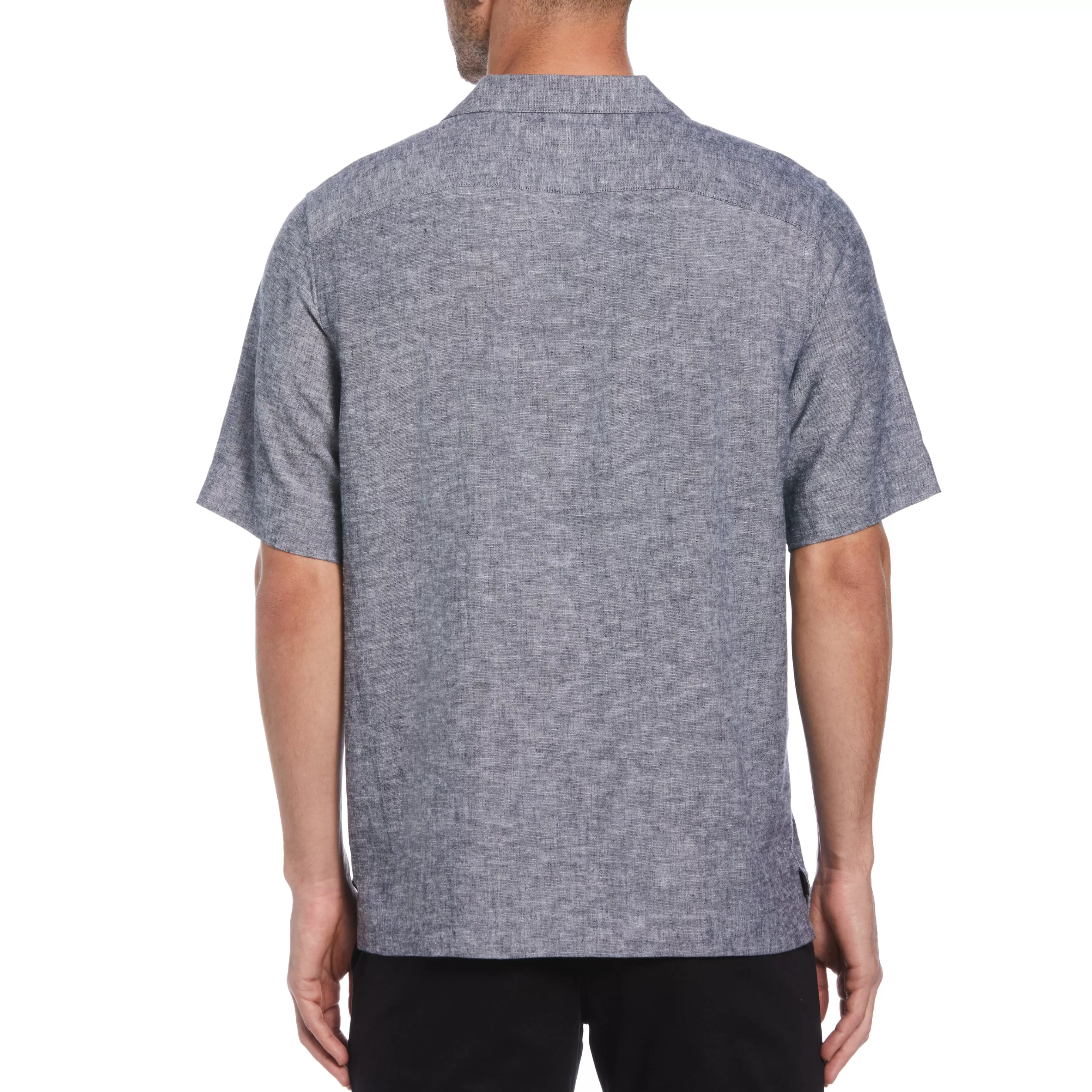 Discount Ecovero™ Camp Collar Linen Shirt Men Shirts
