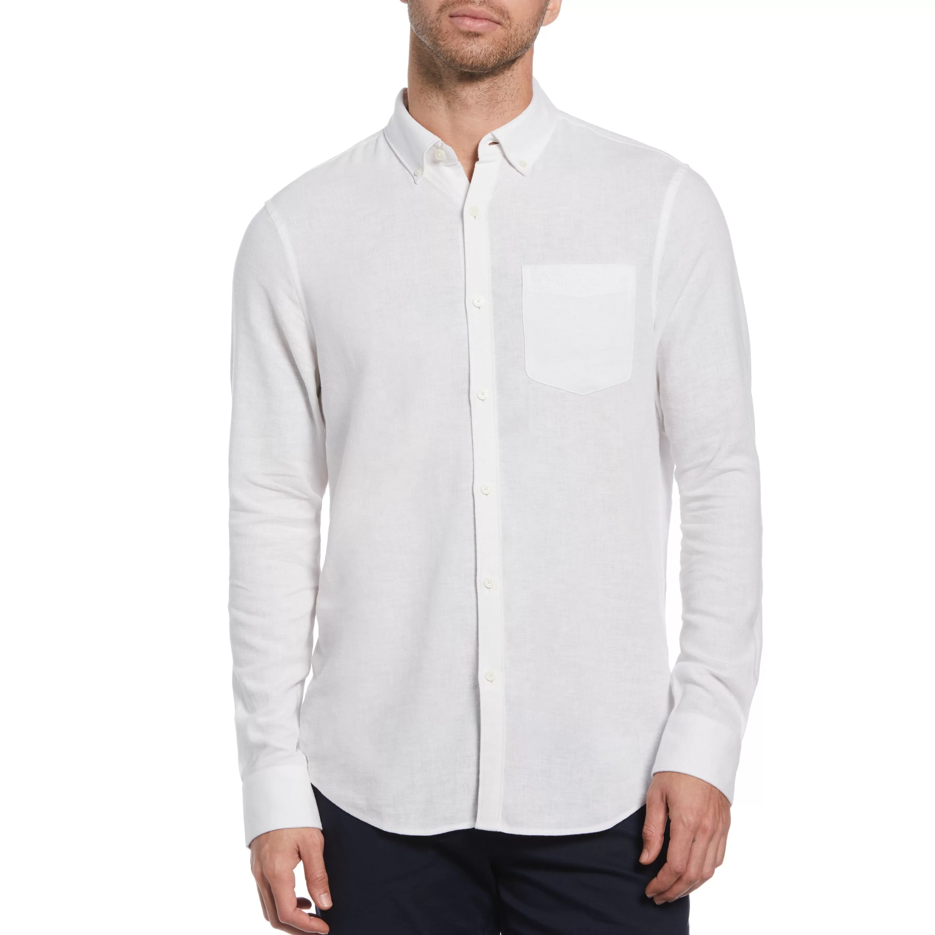 Best Sale Ecovero™ Linen Blend Shirt Men Shirts