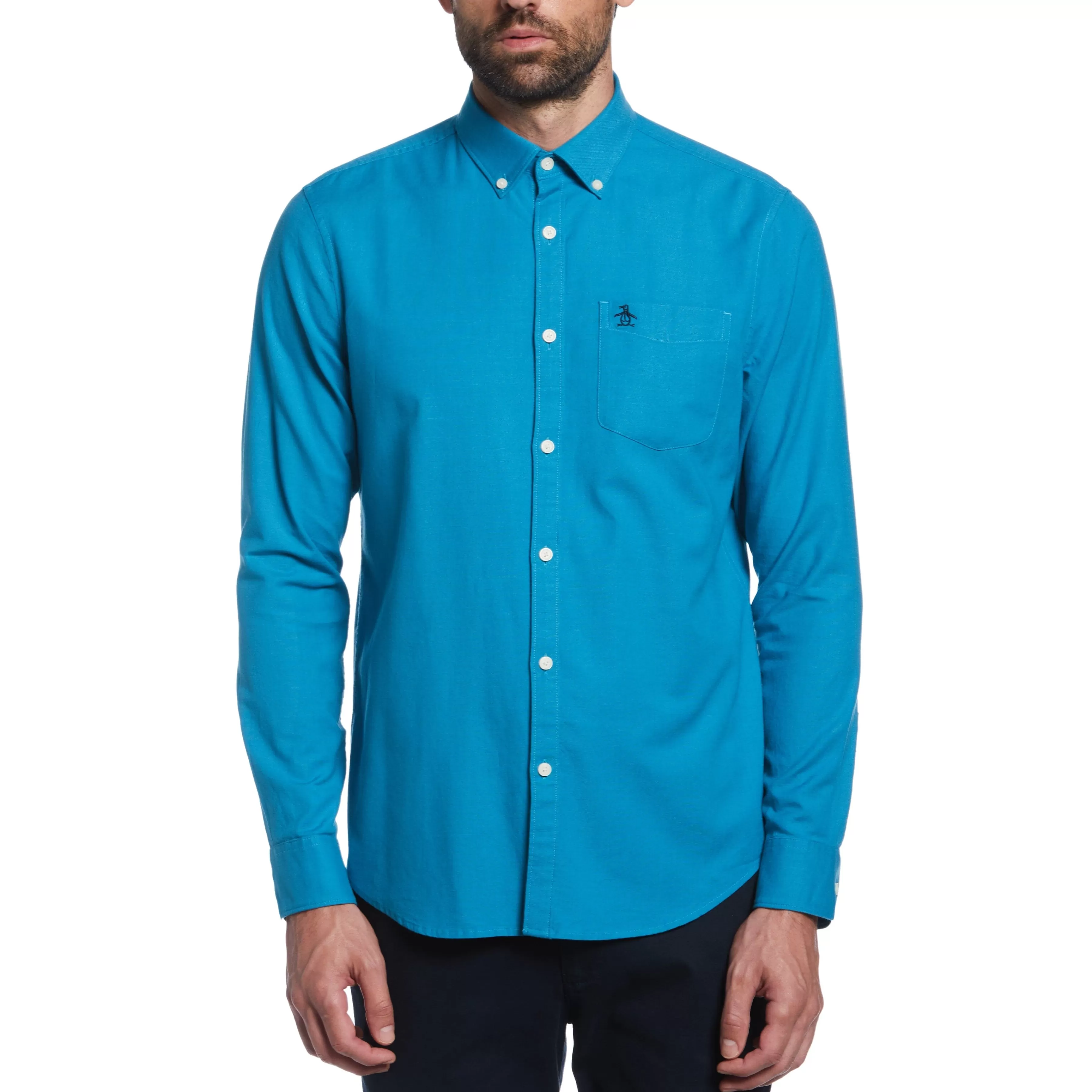Clearance Ecovero™ Oxford Stretch Shirt Men Shirts
