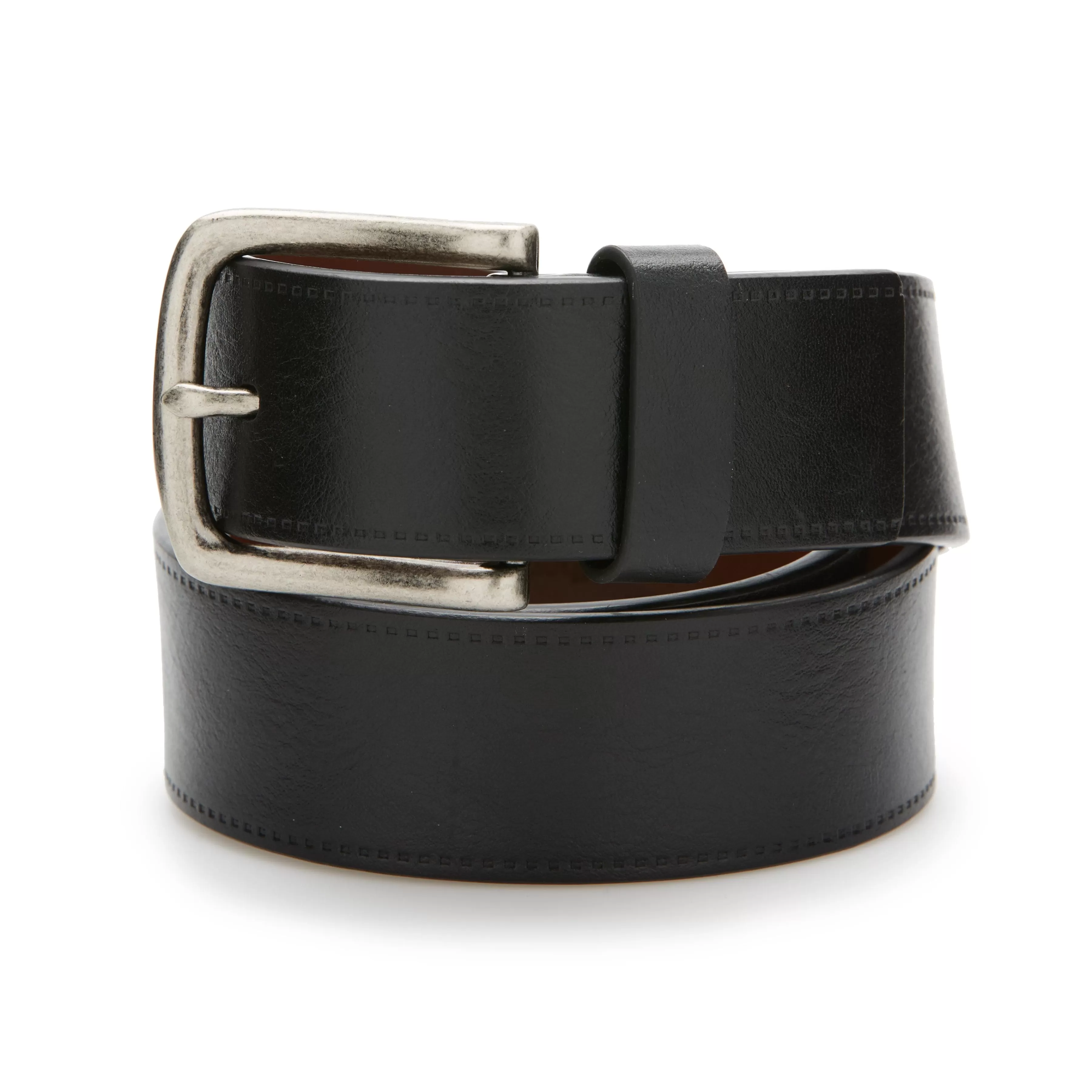 Outlet Embossed Stitch Belt Men Belts