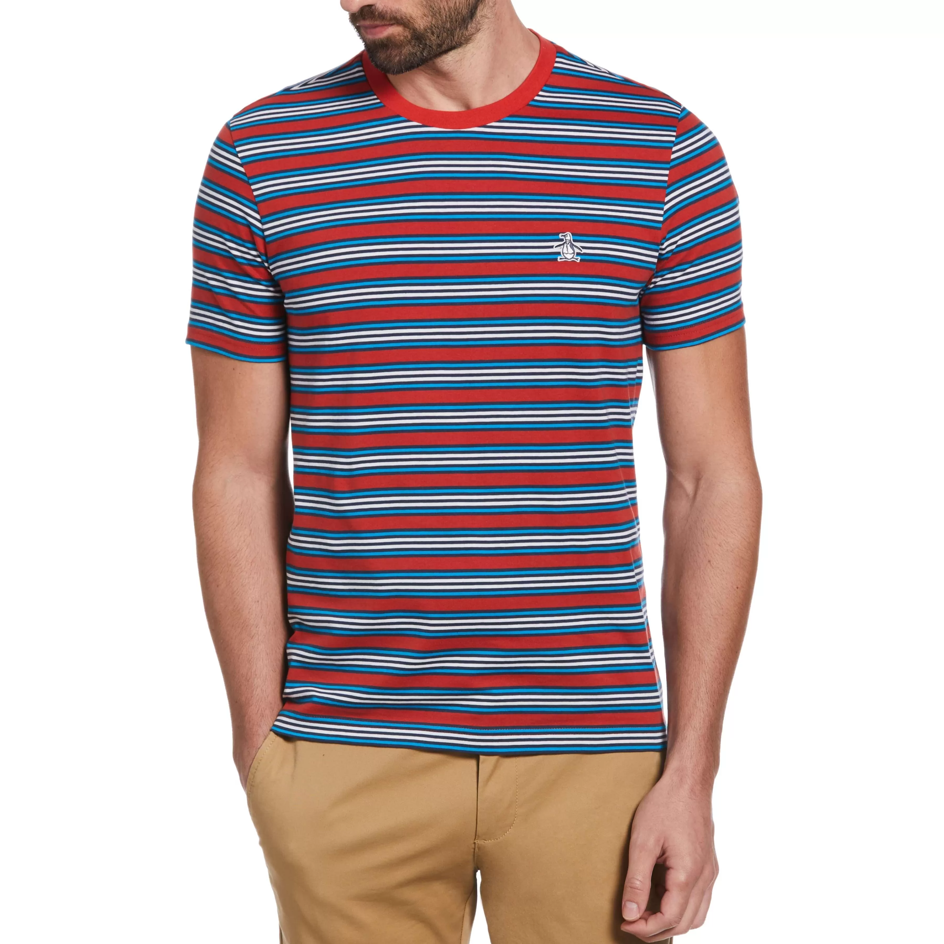 Best Engineered Bold Stripe Tee Men Tees