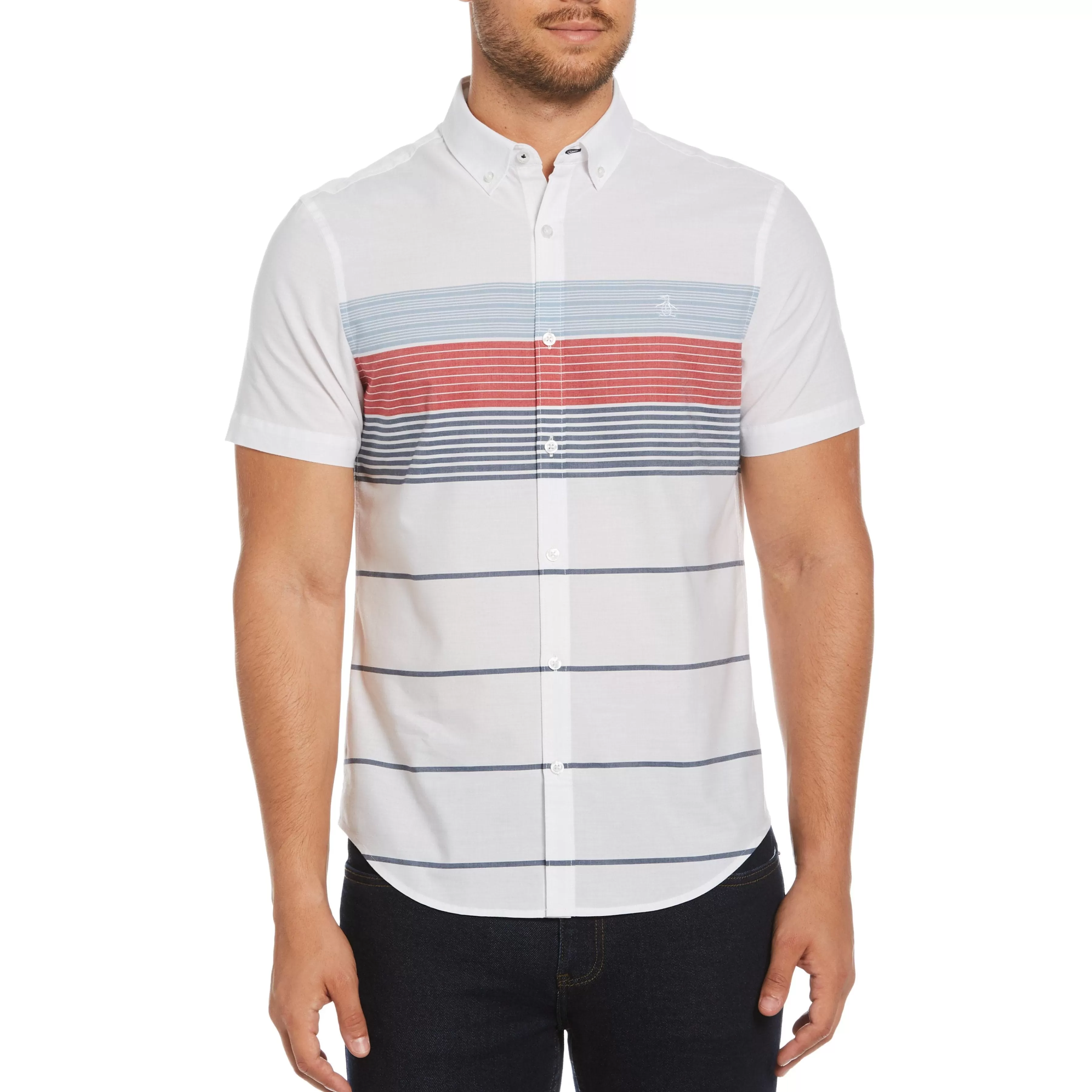 Outlet Engineered Multi Stripe Shirt Men Shirts