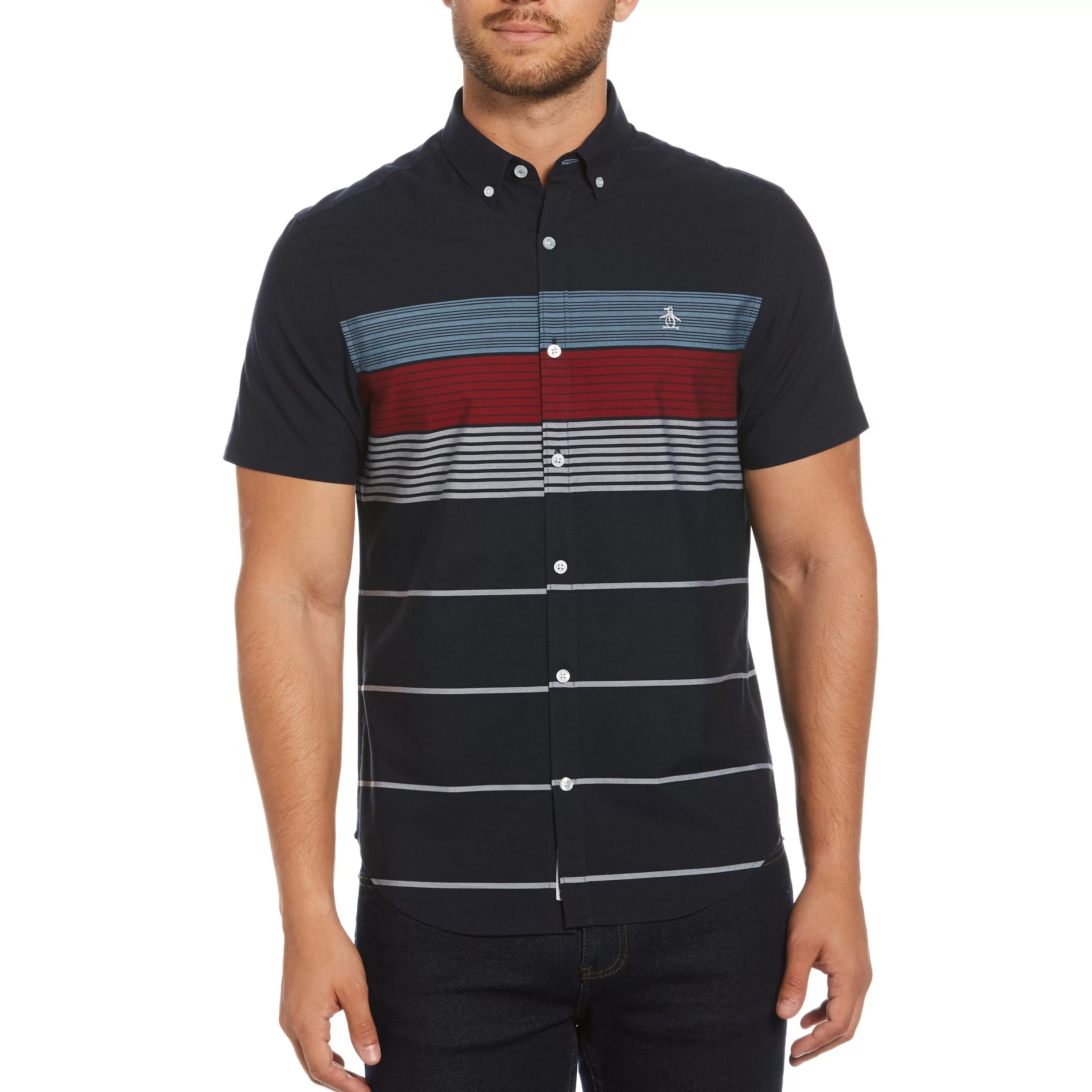 Cheap Engineered Multi Stripe Shirt Men Shirts