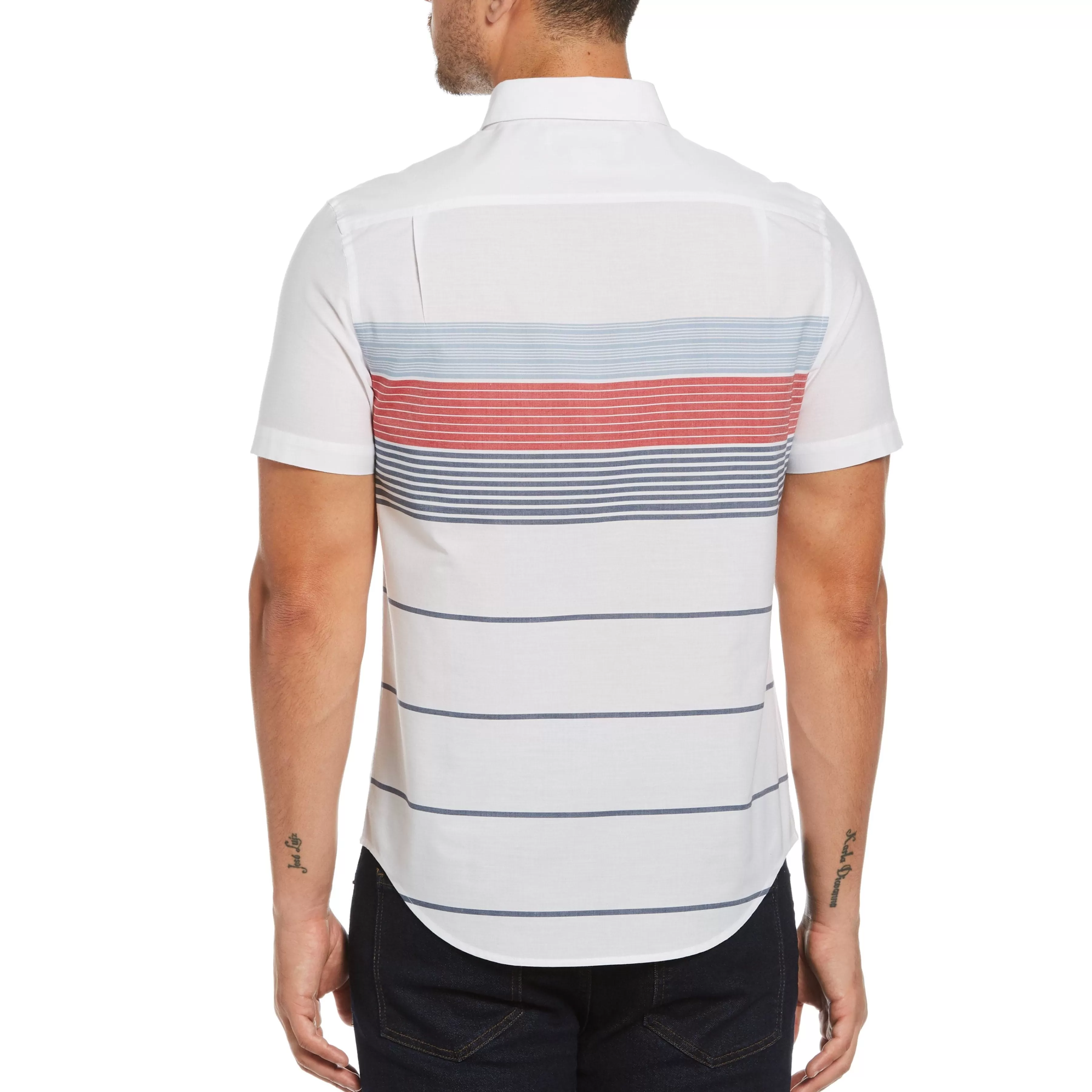Outlet Engineered Multi Stripe Shirt Men Shirts