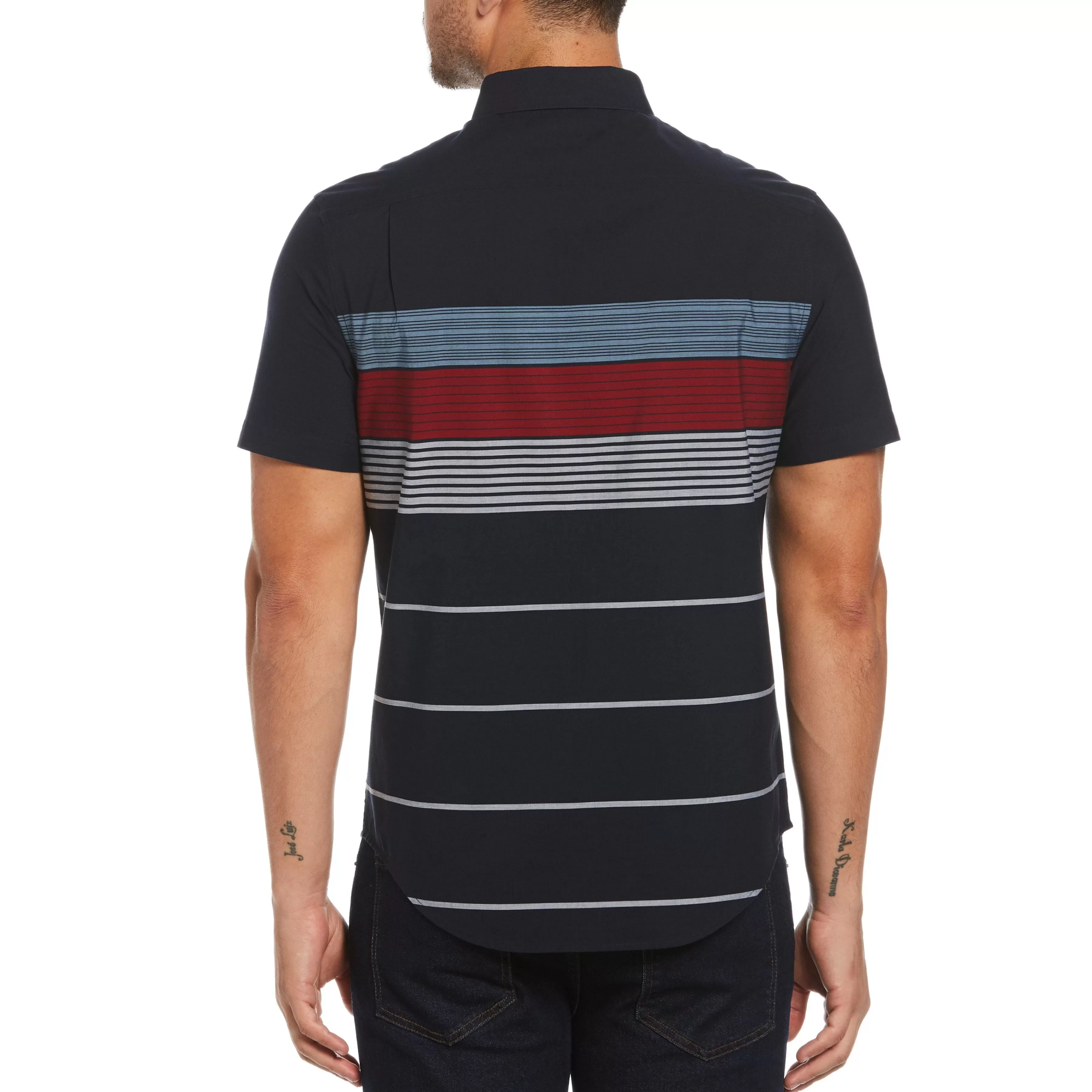 Cheap Engineered Multi Stripe Shirt Men Shirts