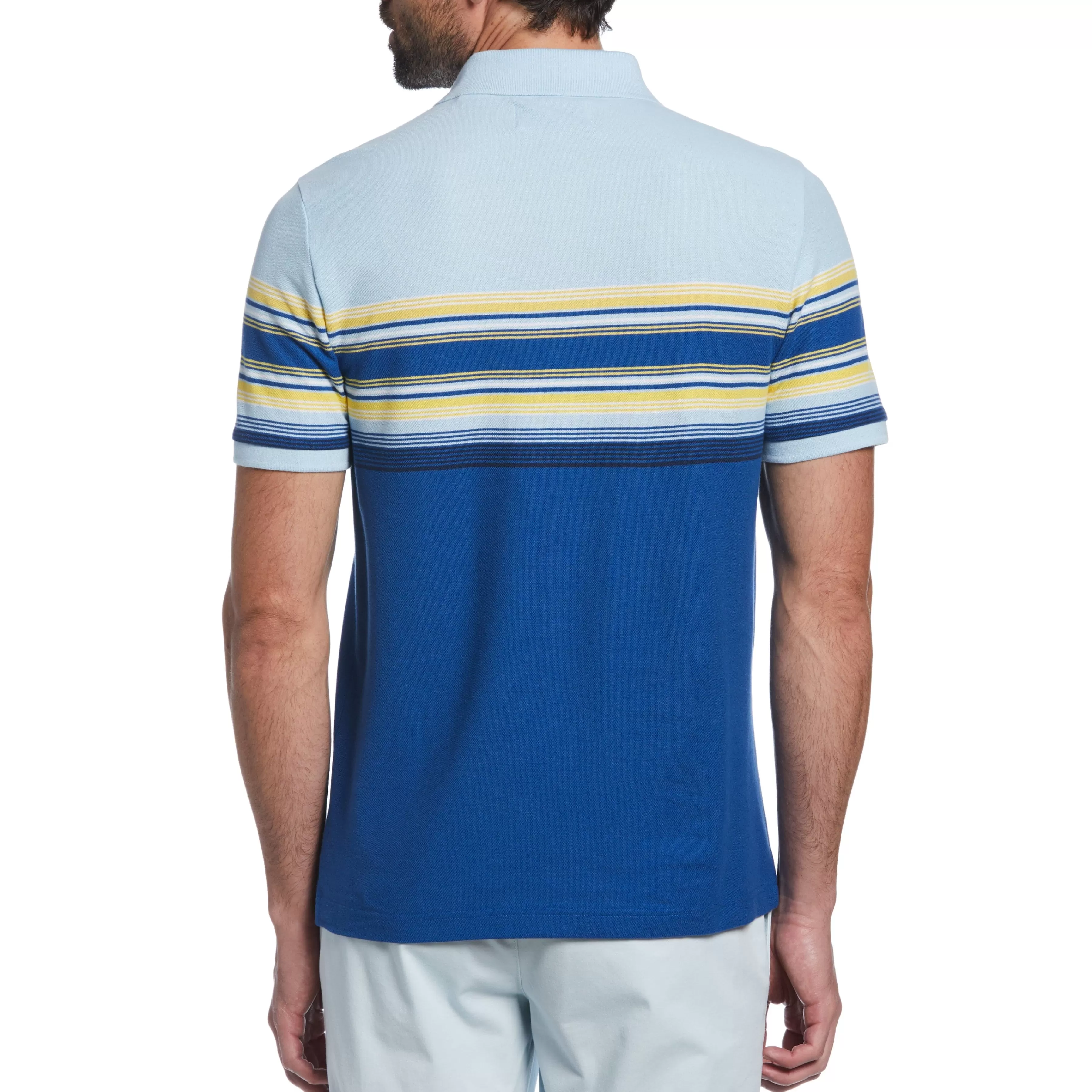 Best Engineered Stripe Pique Polo Men Polos
