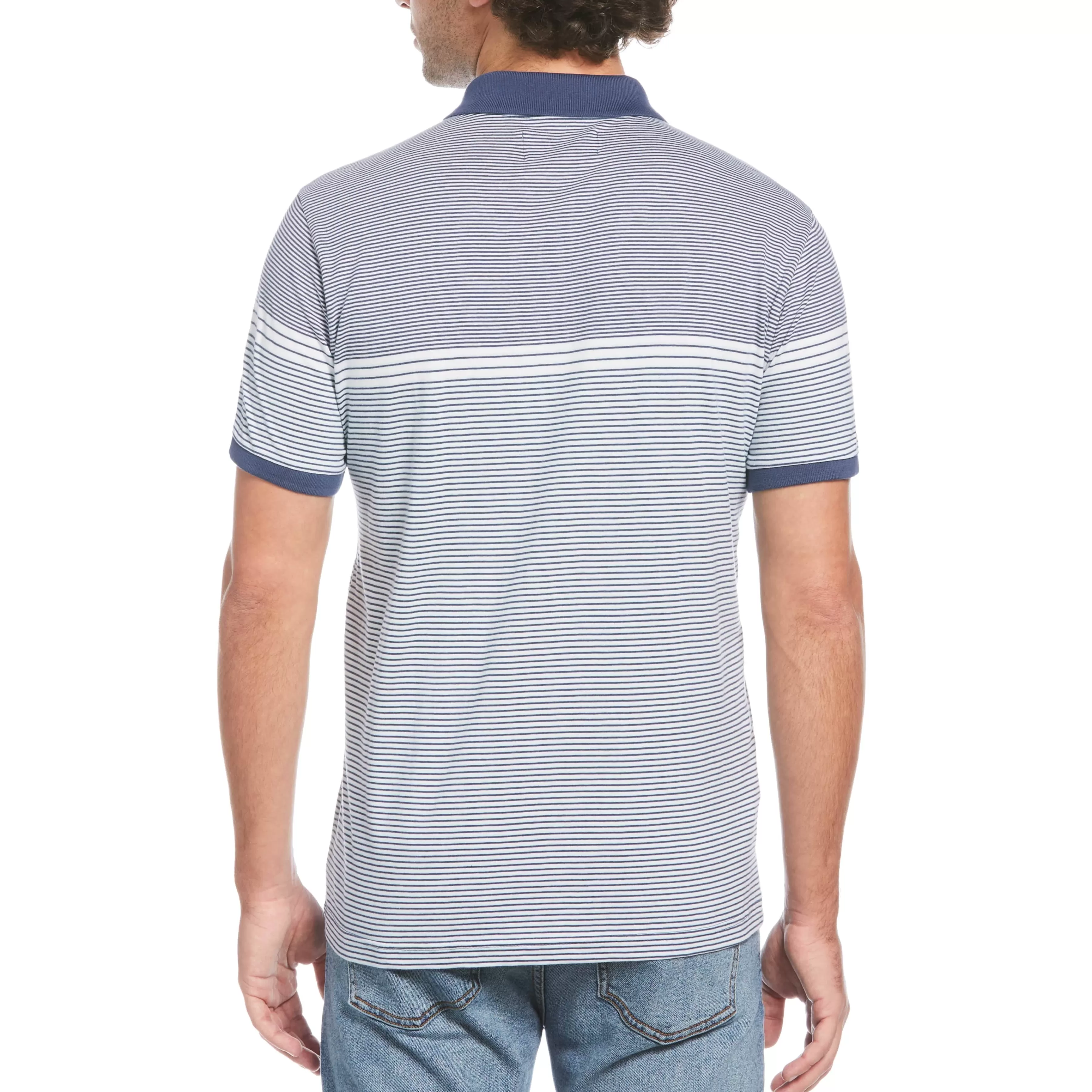 Shop Engineered Stripe Polo Men Polos