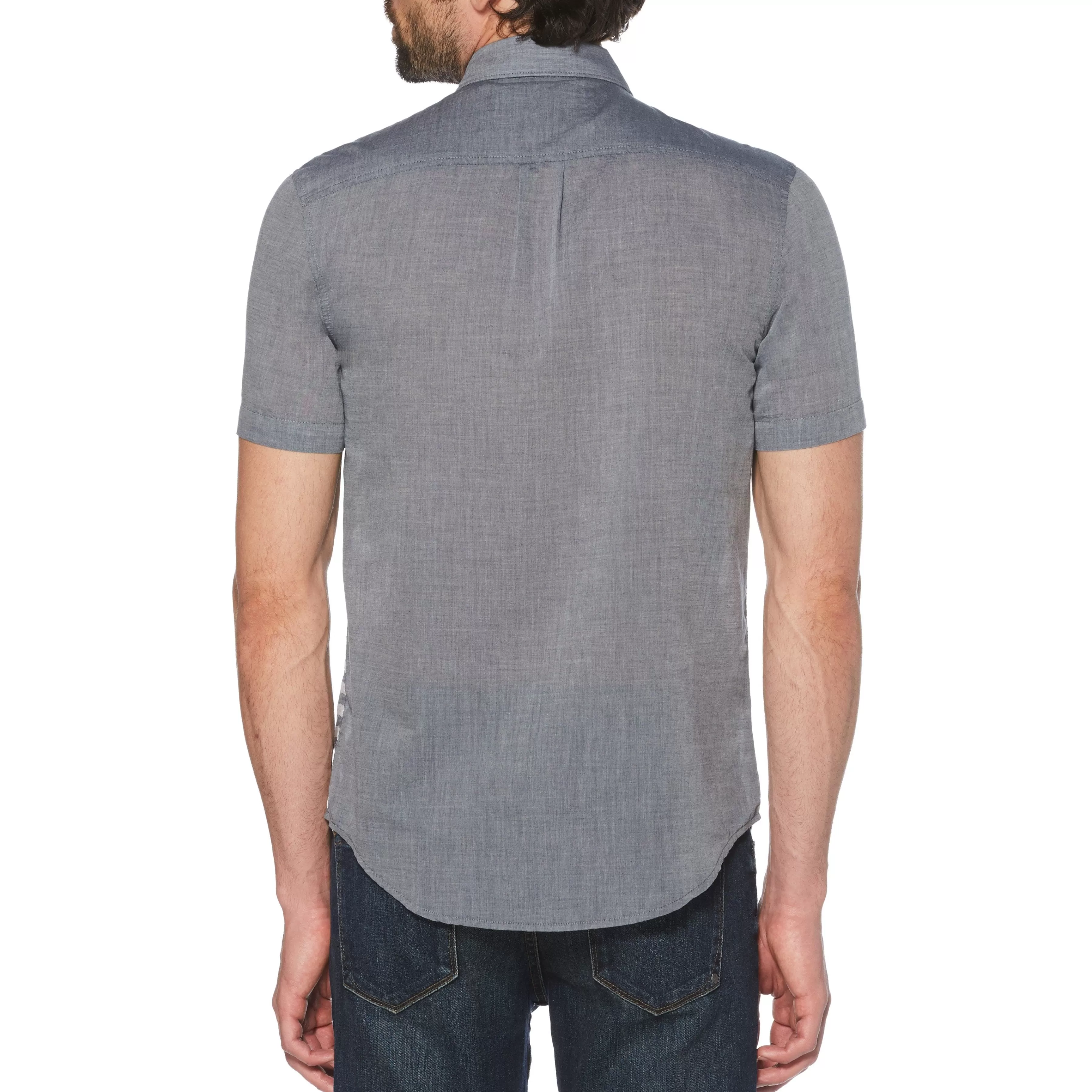 Fashion Engineered Stripe Rainbow Shirt Men Shirts