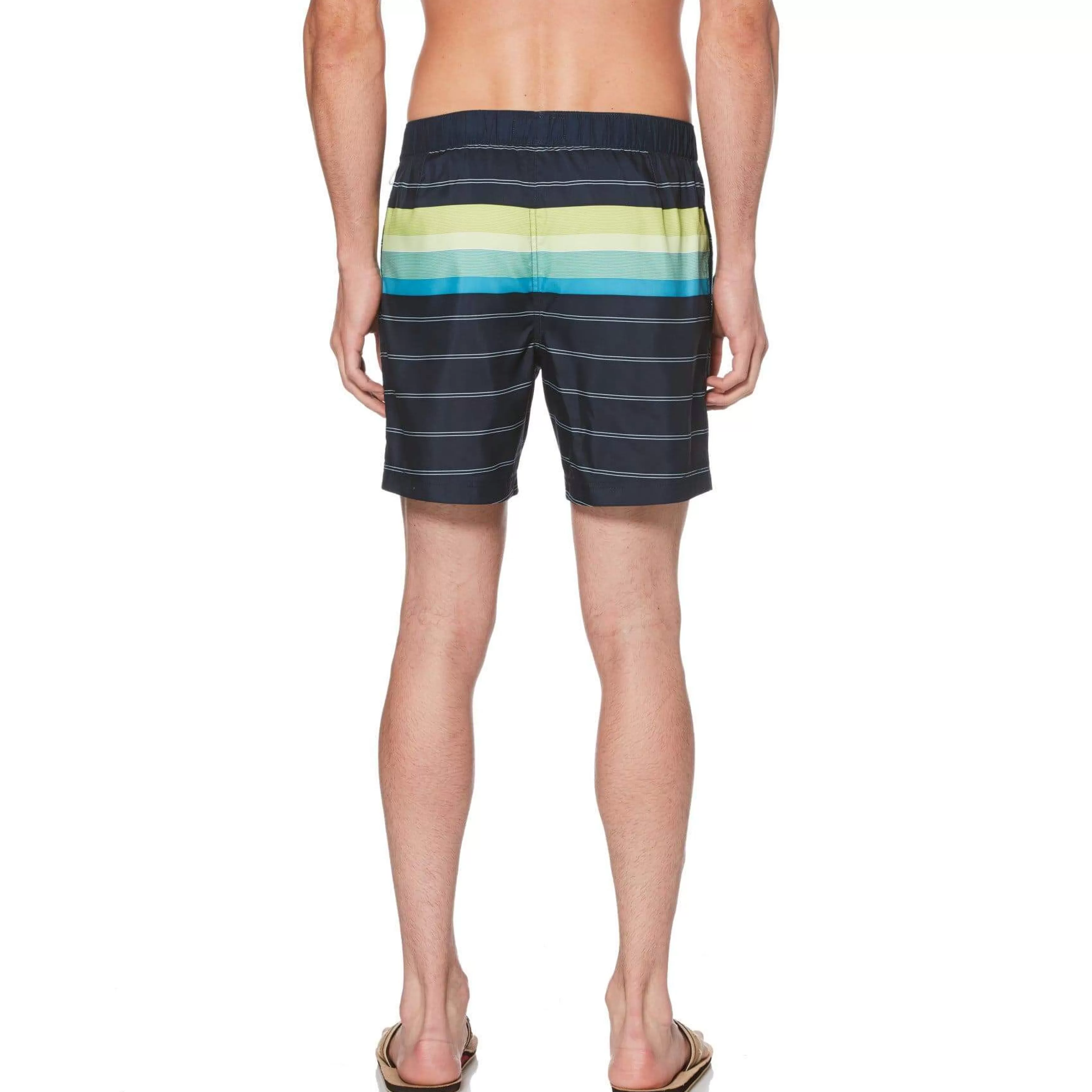 Best Sale Engineered Stripe Swim Short Men Swim
