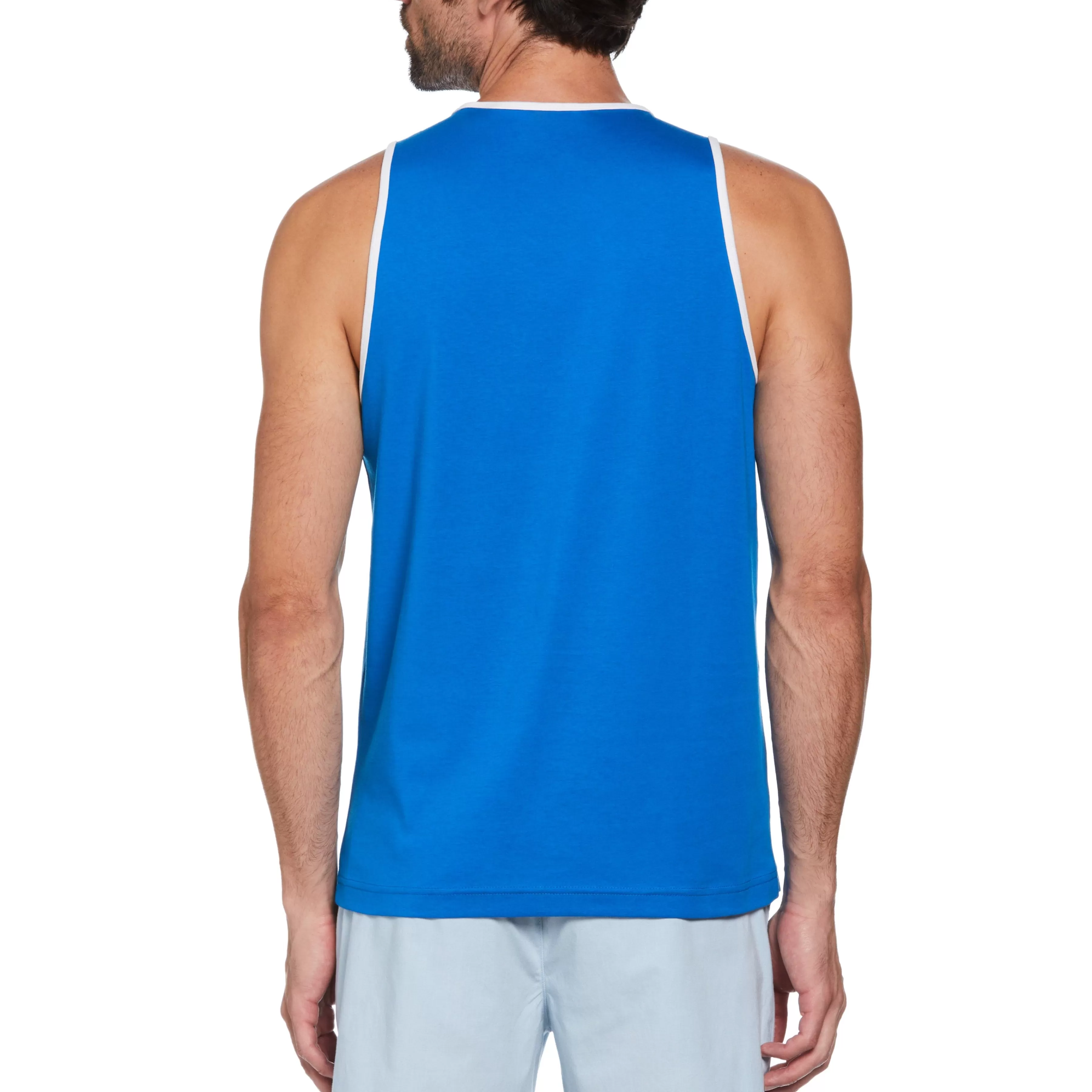 Discount Engineered Stripe Tank Top Men Tees