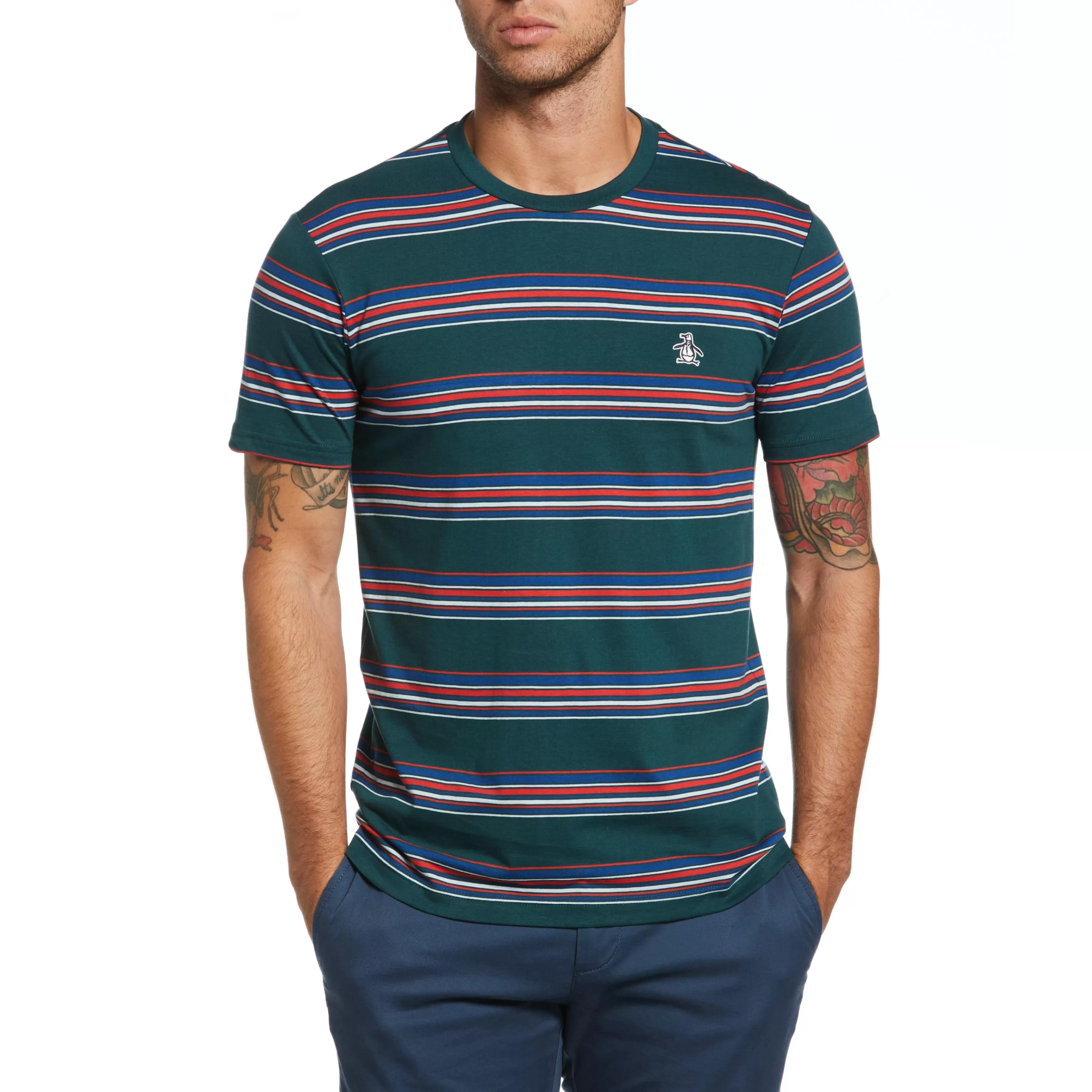 Sale Engineered Stripe Tee Men Tees