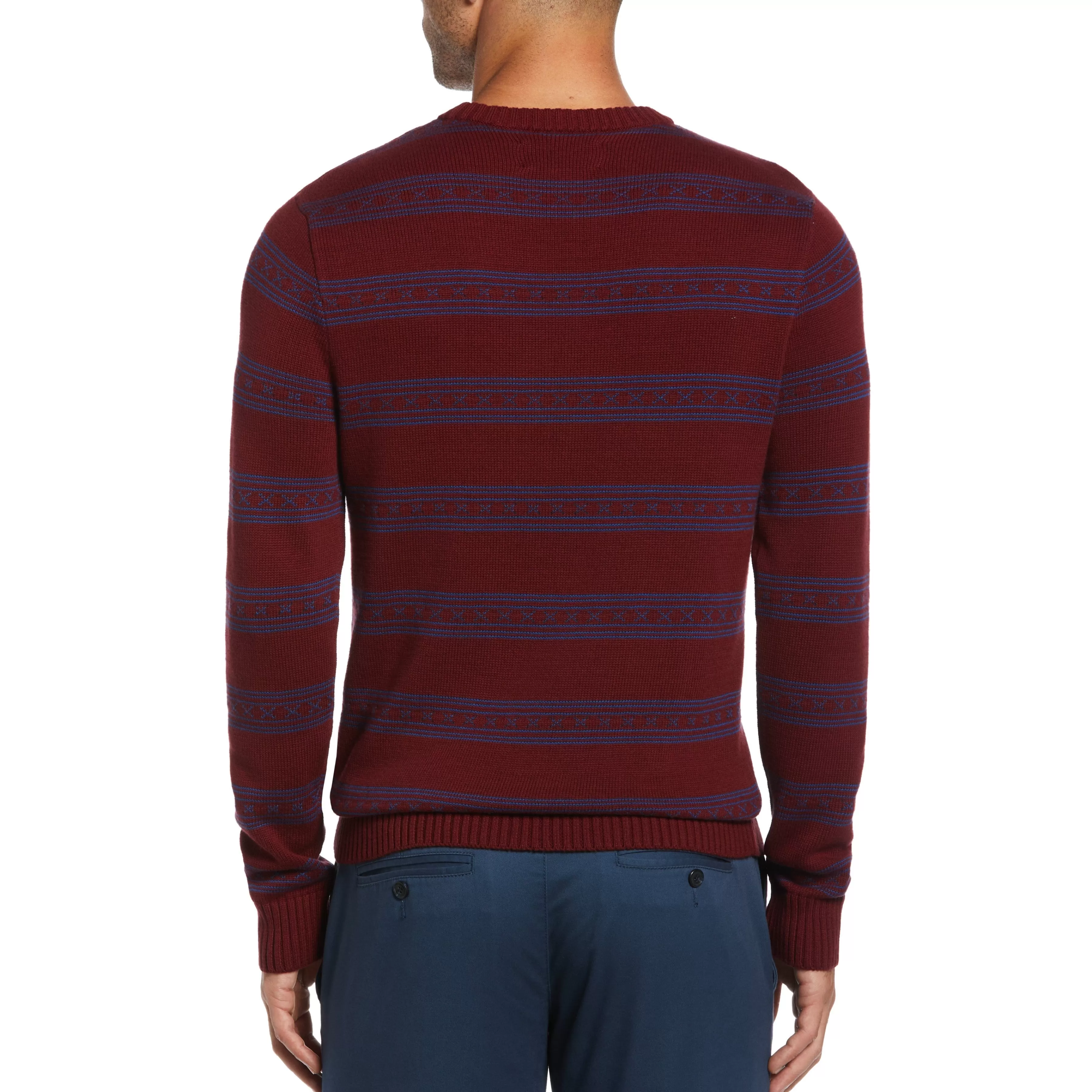 Store Fairisle Stripe Sweater Men Sweaters