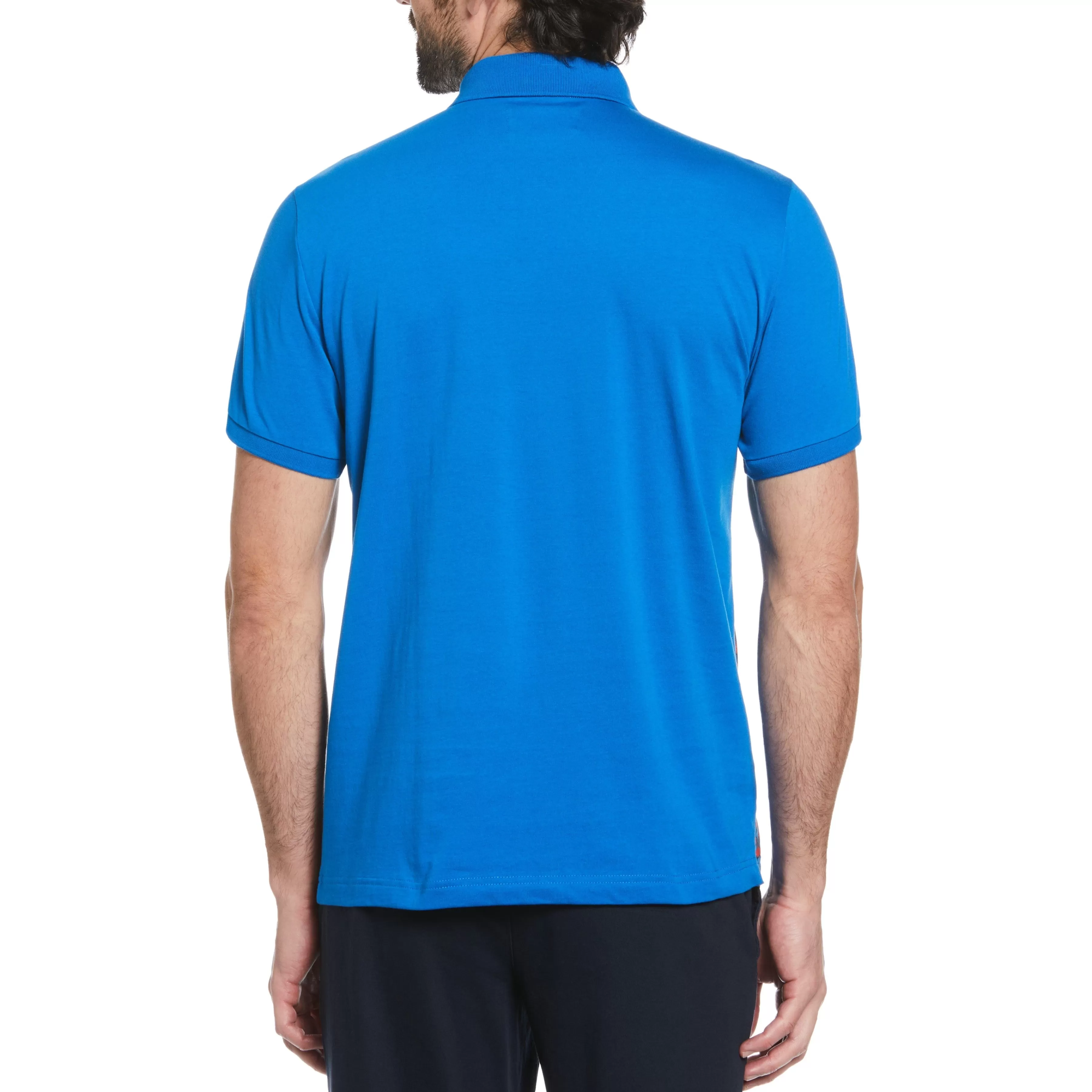 Hot Fan Print Front Polo Men Polos