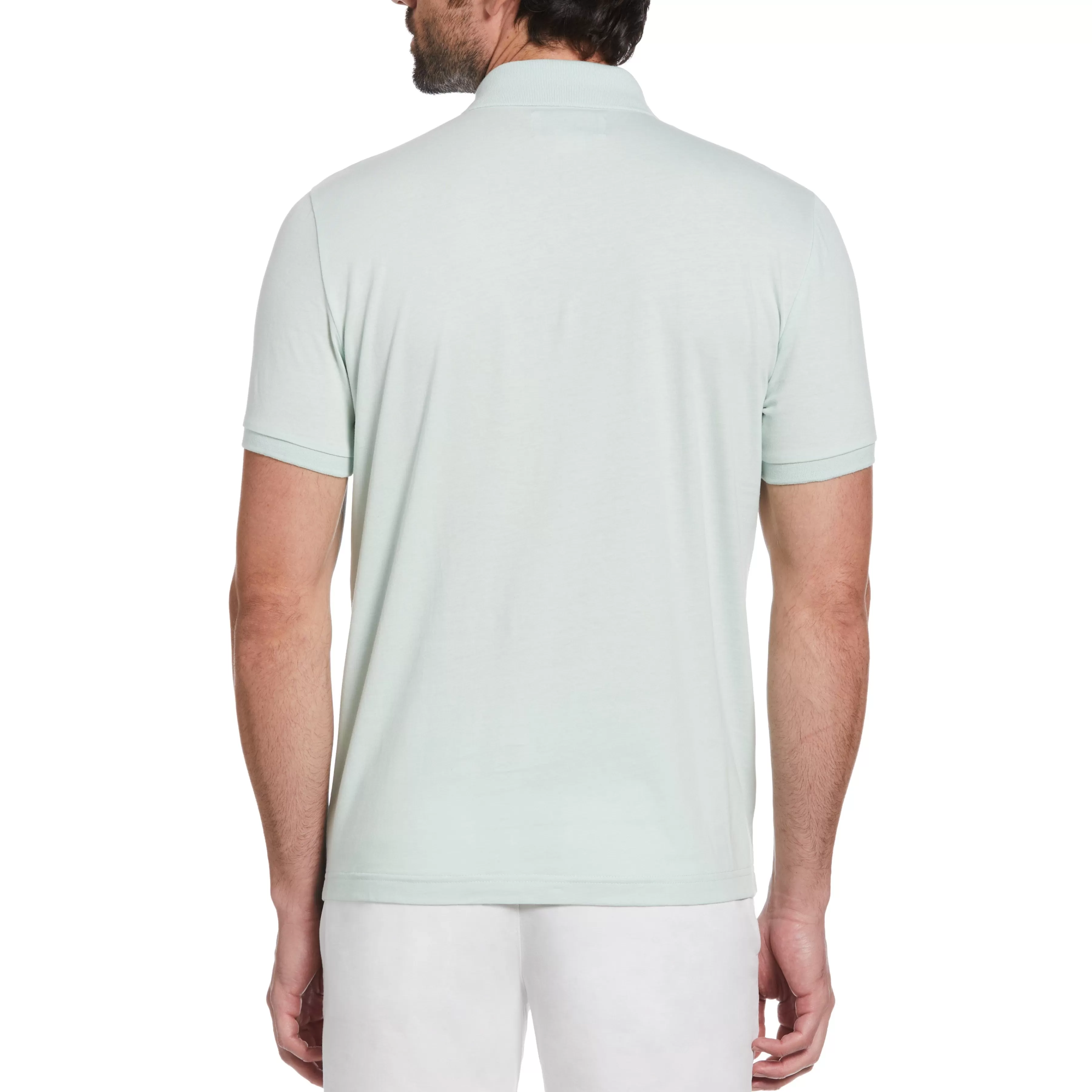 Best Sale Fan Print Front Polo Men Polos
